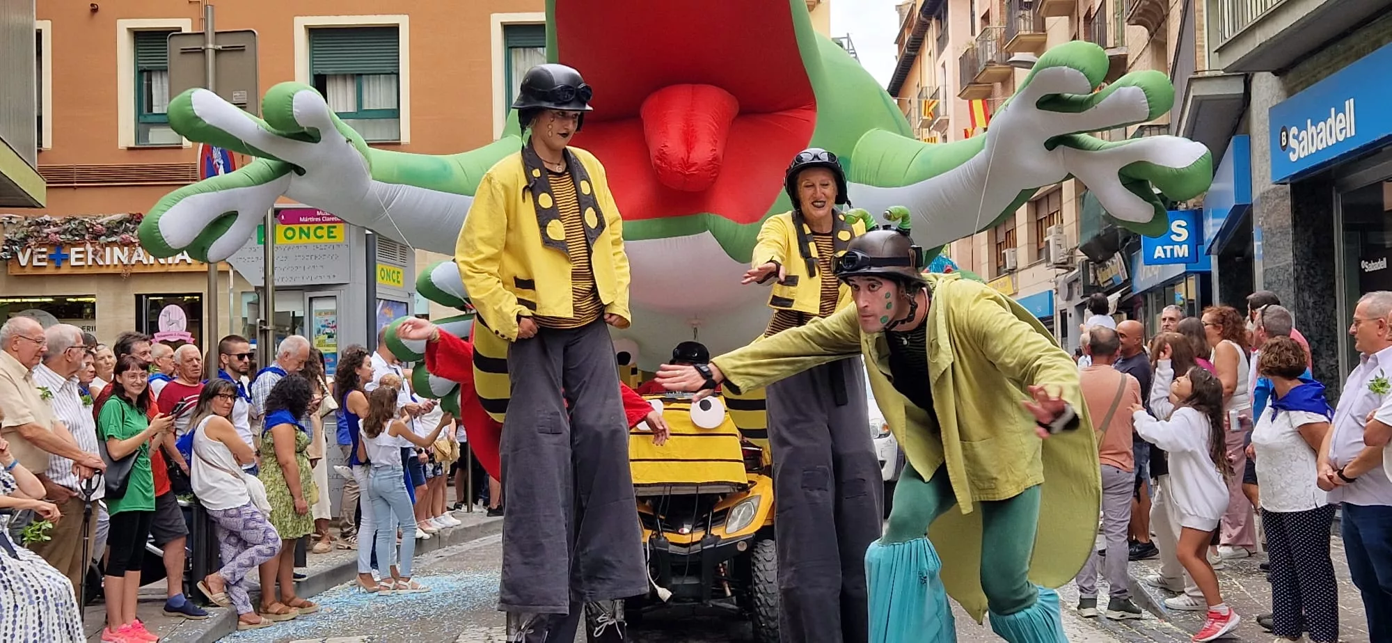 Inicio fiestas de Barbastro. Foto Myriam Martínez Iriarte