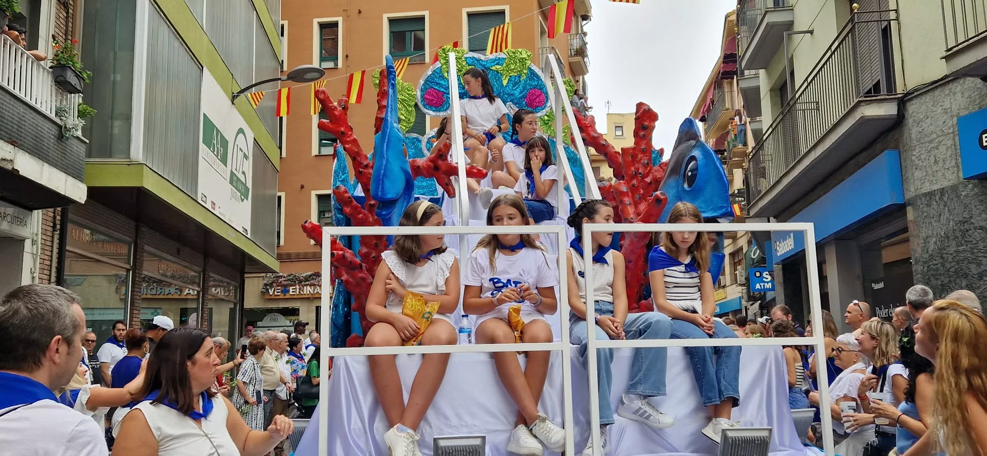 Inicio fiestas de Barbastro. Foto Myriam Martínez Iriarte