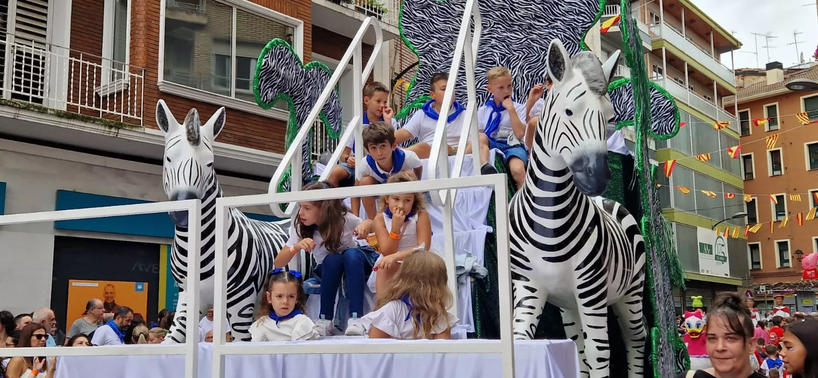 Inicio fiestas de Barbastro. Foto Myriam Martínez Iriarte