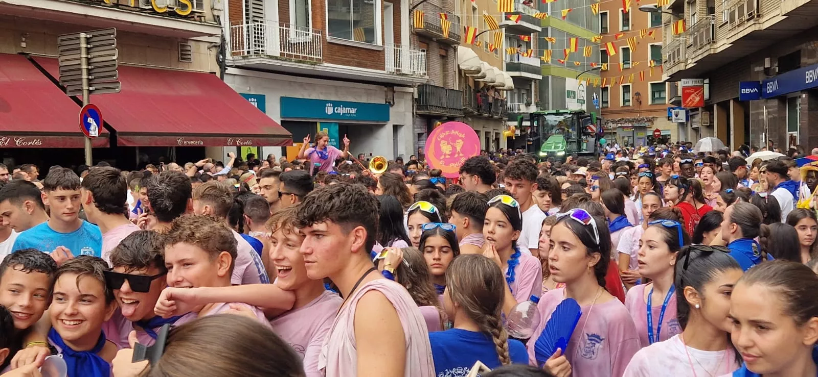 Inicio fiestas de Barbastro. Foto Myriam Martínez Iriarte