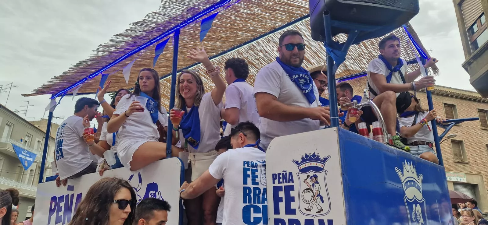Inicio fiestas de Barbastro el año pasado. Foto Myriam Martínez Iriarte