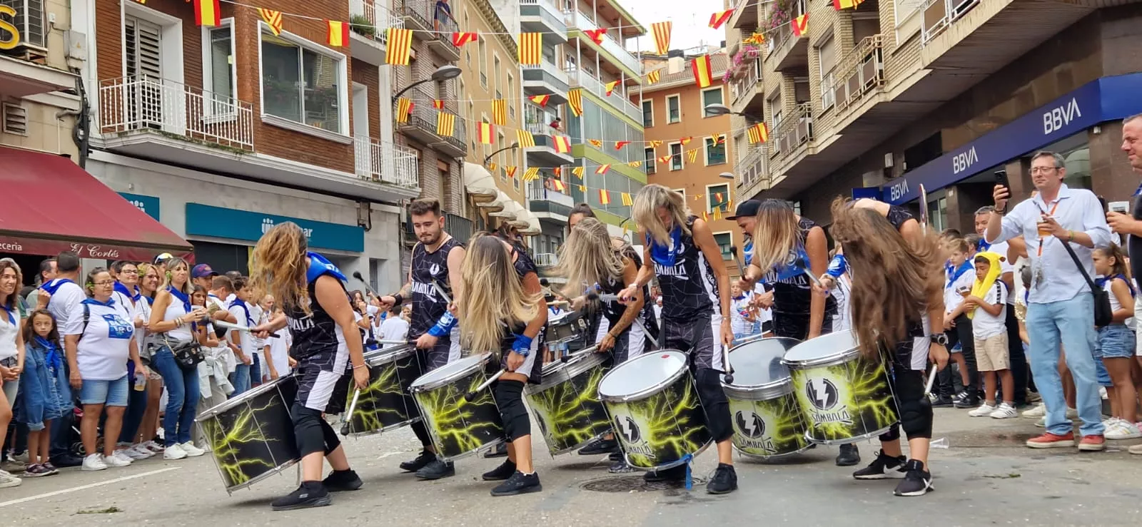 Inicio fiestas de Barbastro. Foto Myriam Martínez Iriarte