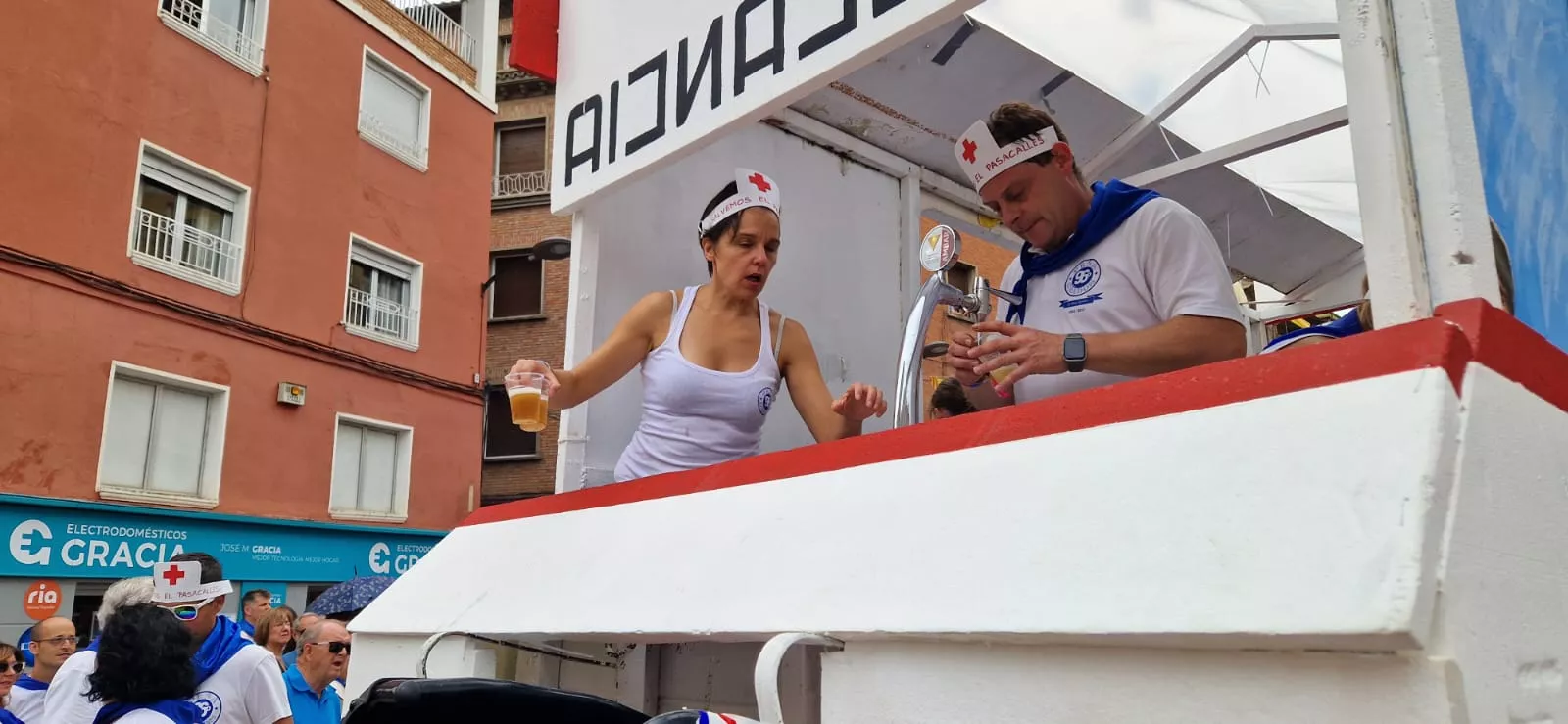 Inicio fiestas de Barbastro. Foto Myriam Martínez Iriarte