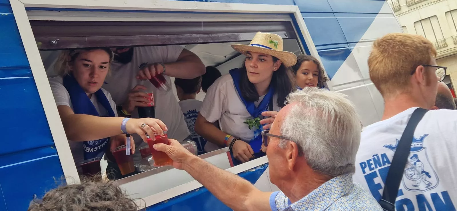 Inicio fiestas de Barbastro. Foto Myriam Martínez Iriarte