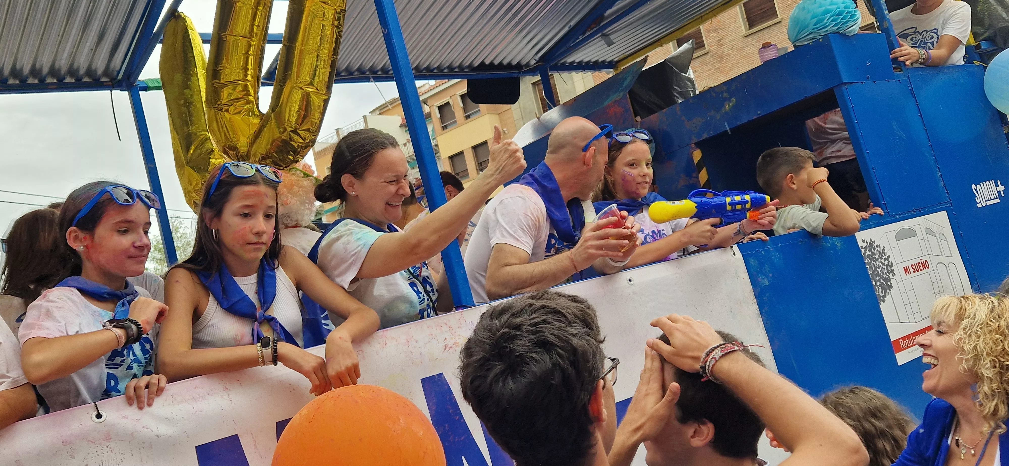 Inicio de las fiestas de Barbastro. Foto Myriam Martínez Iriarte