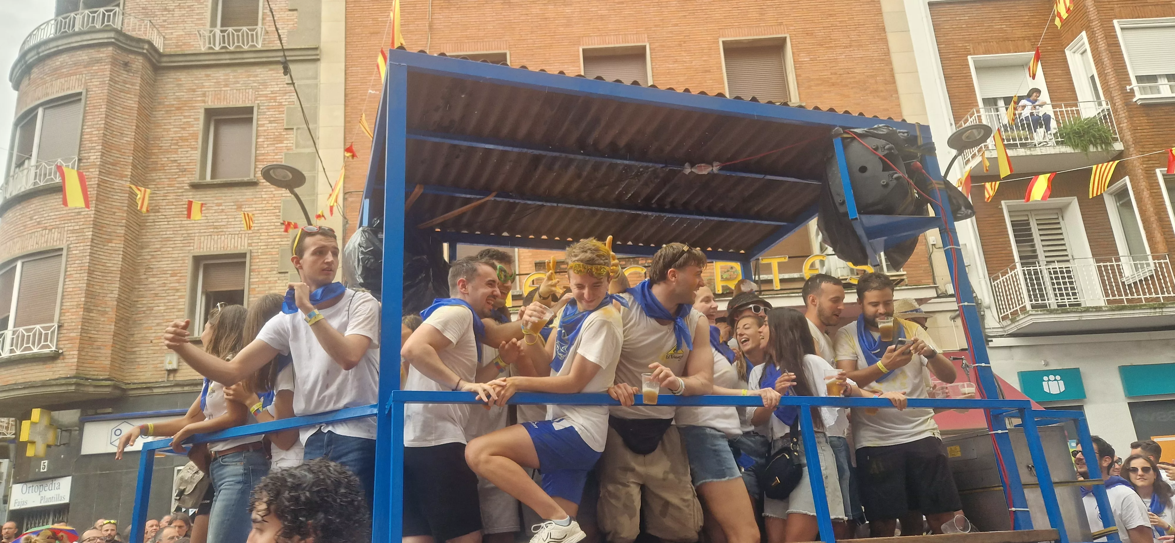 Inicio de las fiestas de Barbastro. Foto Myriam Martínez Iriarte