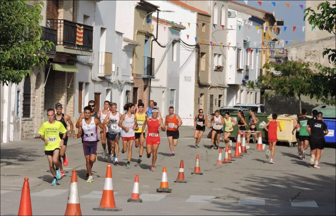 Corredores en la primera vuelta