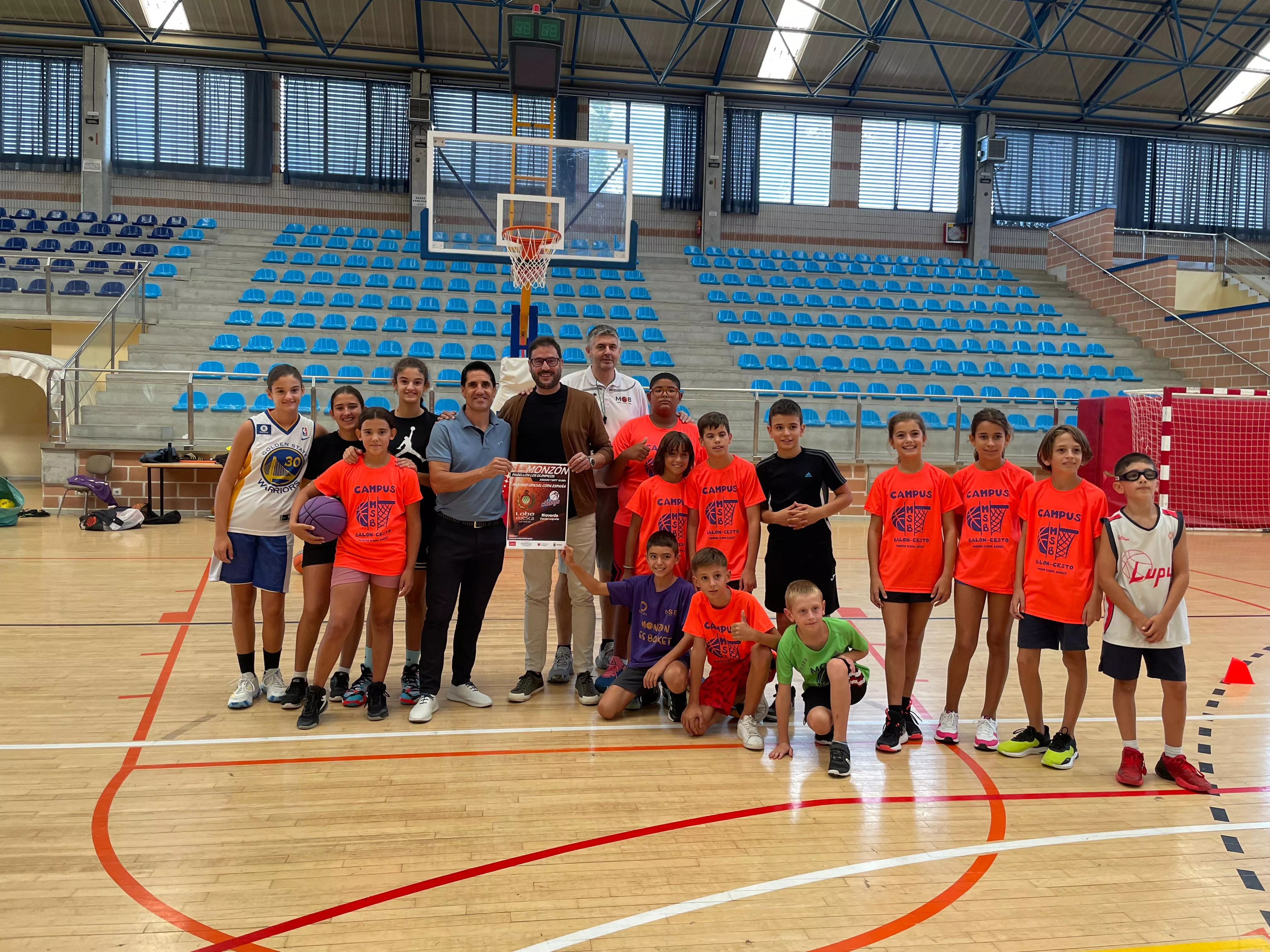 Monzón se prepara para acoger los partidos de la Copa España de baloncesto