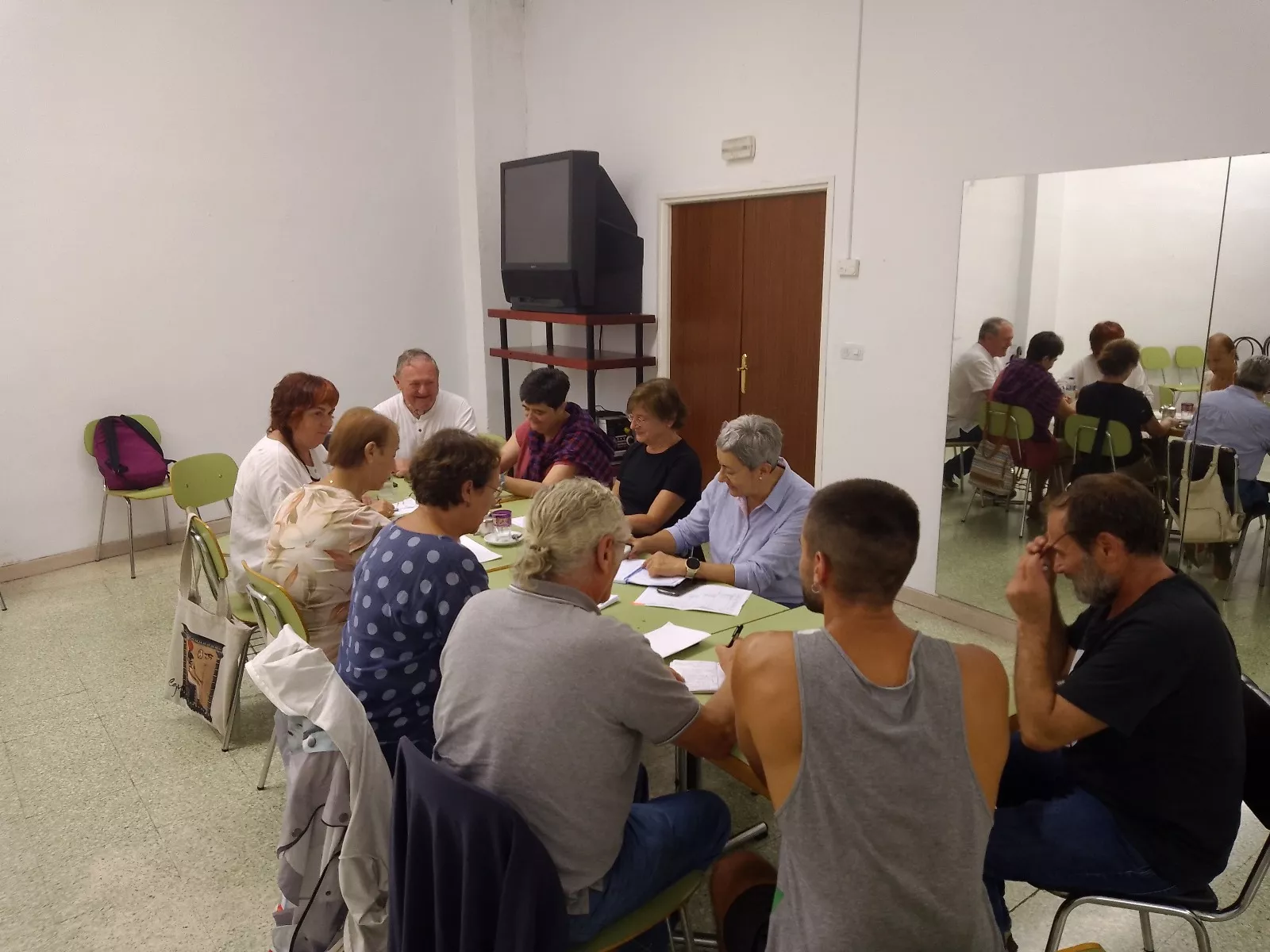 Reunión de la Plataforma en Defensa de la Sanidad Pública.