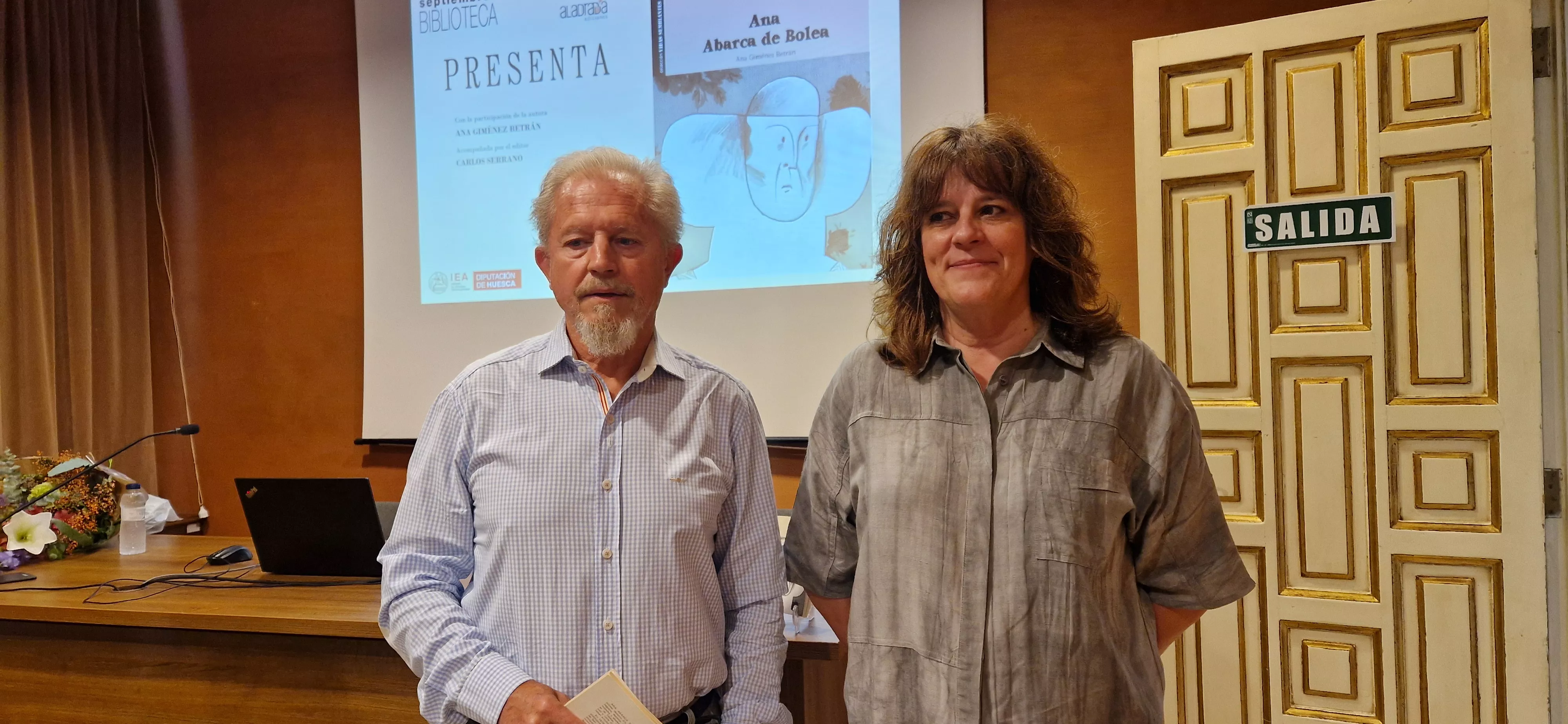 Francho Nagore y Ana Giménez Betrán. Foto Myriam Martínez