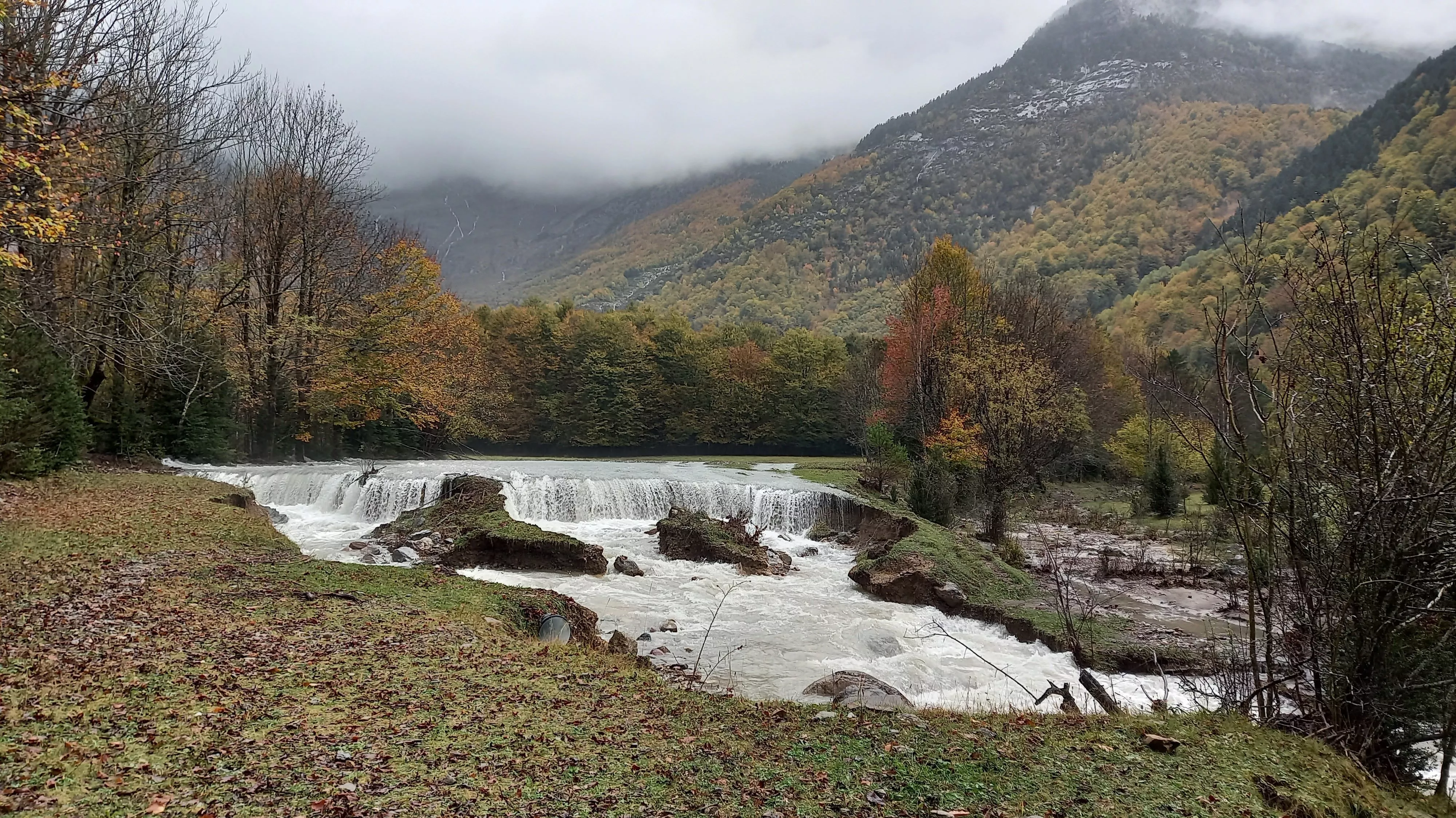 La previsión de fuertes precipitaciones afecta principalmente al Pirineo oscense.