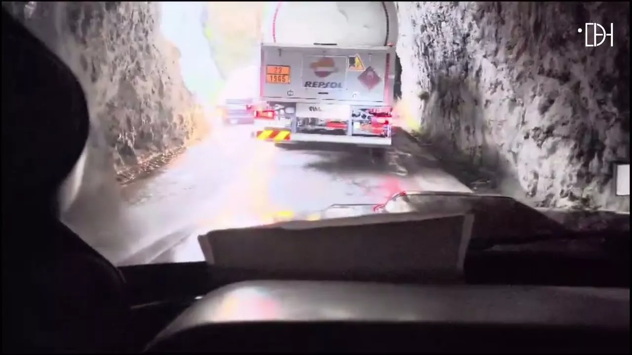 Dificultades de circulación en los túneles de Plan.