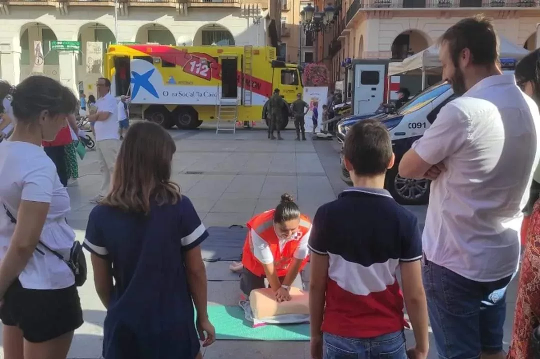 Cruz Roja Huesca celebra este sábado la III Jornada de Primeros Auxilios y Emergencias.