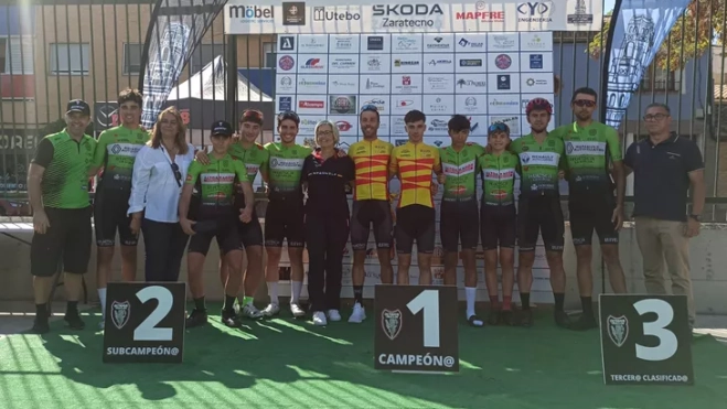 Sancho, del Huesca La Magia CC Oscense fue el campeón de la Copa Criterium en 2023.