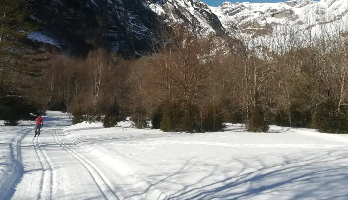 Imagen de una pasada temporada del Espacio Nórdico de Pineta Imagen de una pasada temporada del Espacio Nórdico de Pineta