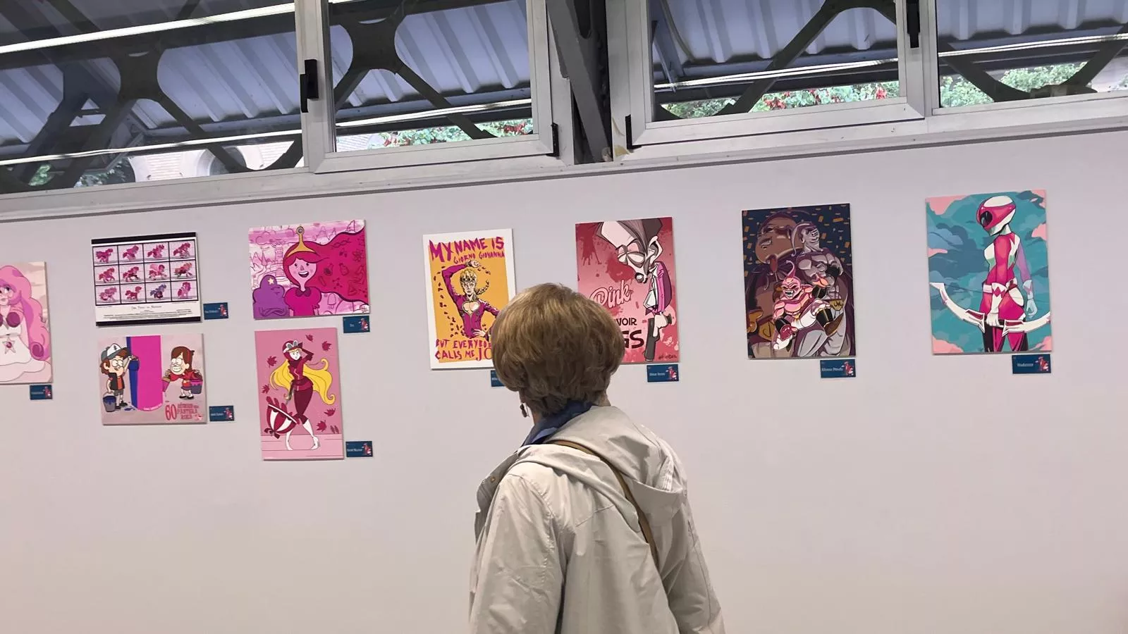 Muestra 'Rosa como una pantera' en Huescómic.