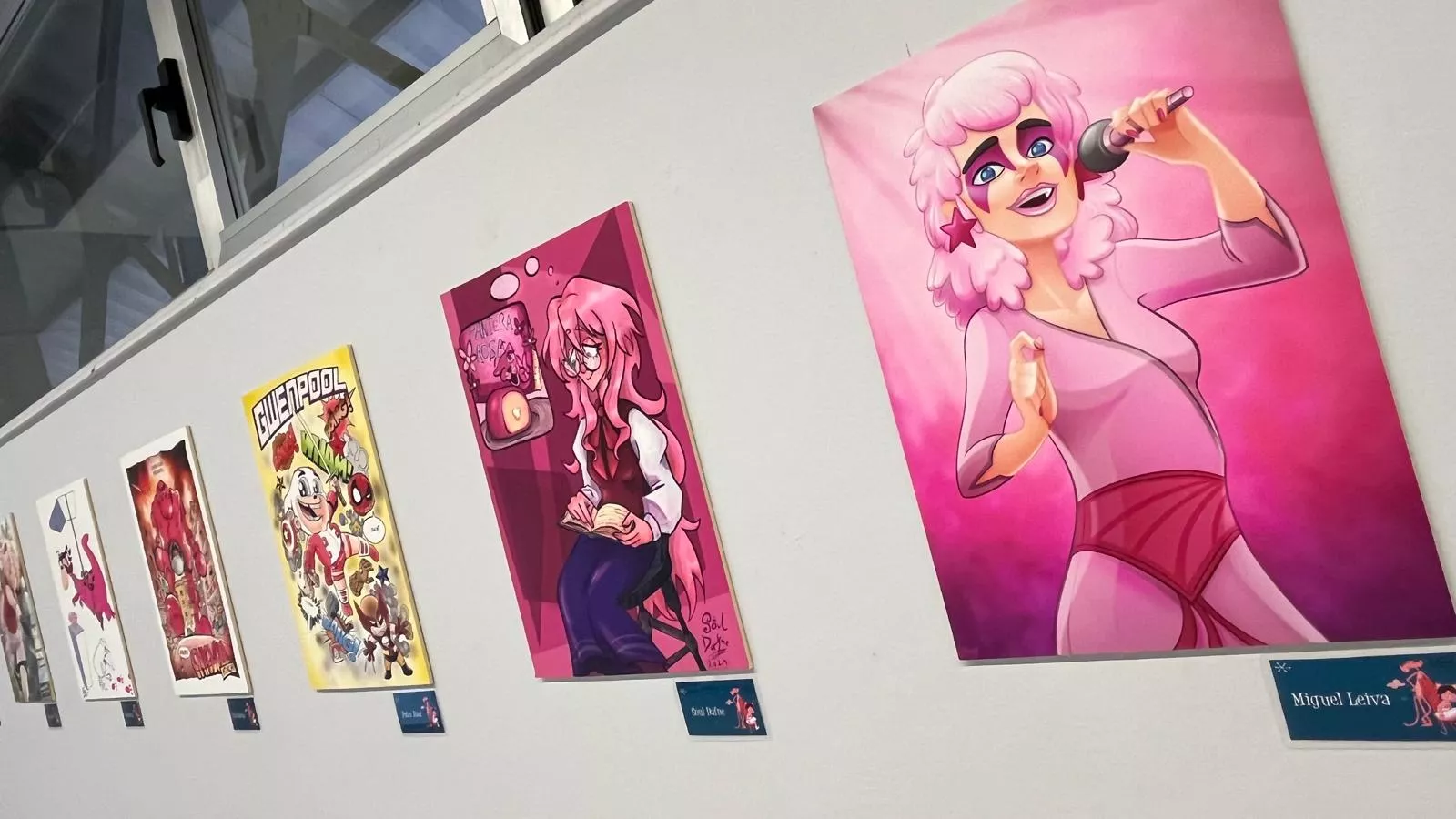 Muestra 'Rosa como una pantera' en Huescómic.