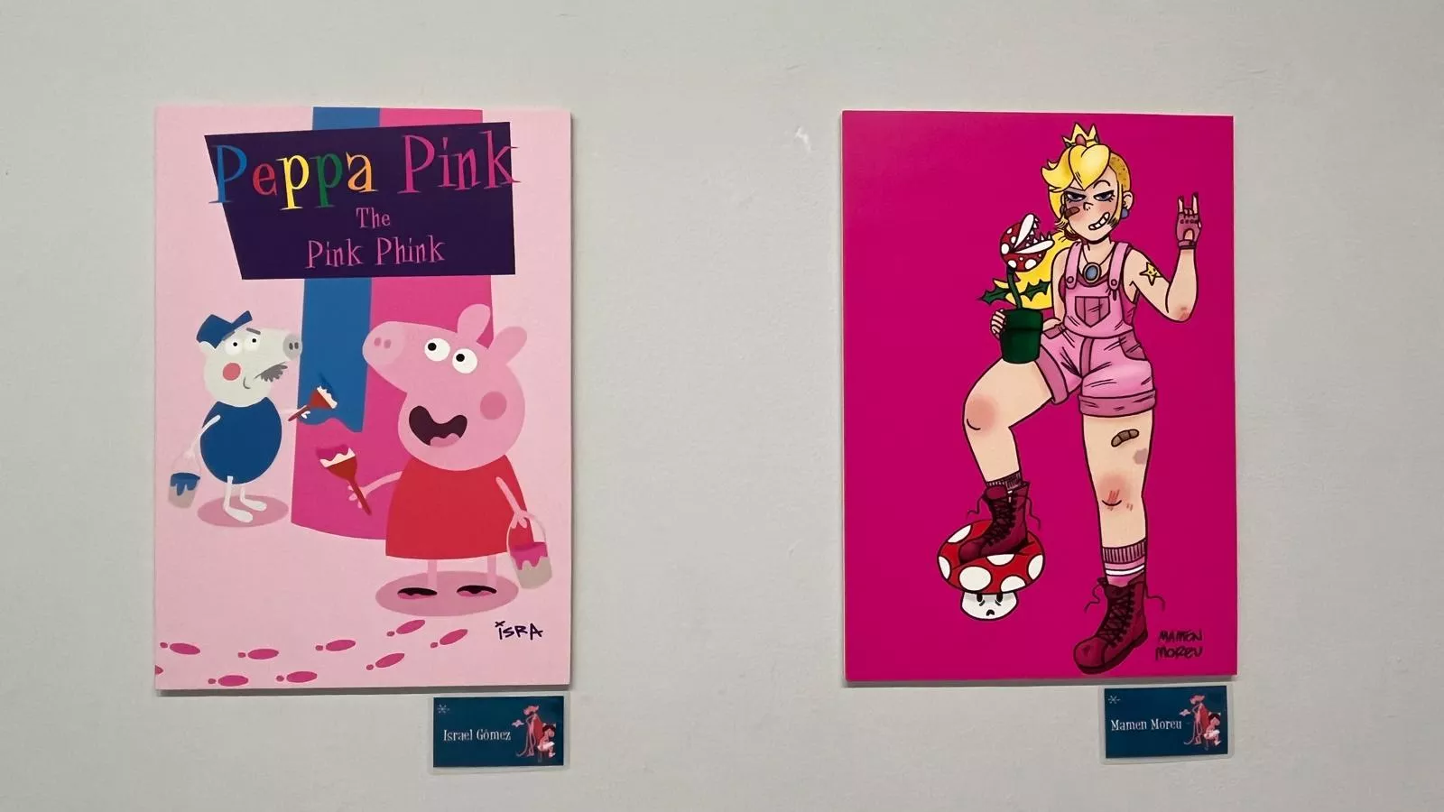 Muestra 'Rosa como una pantera' en Huescómic.