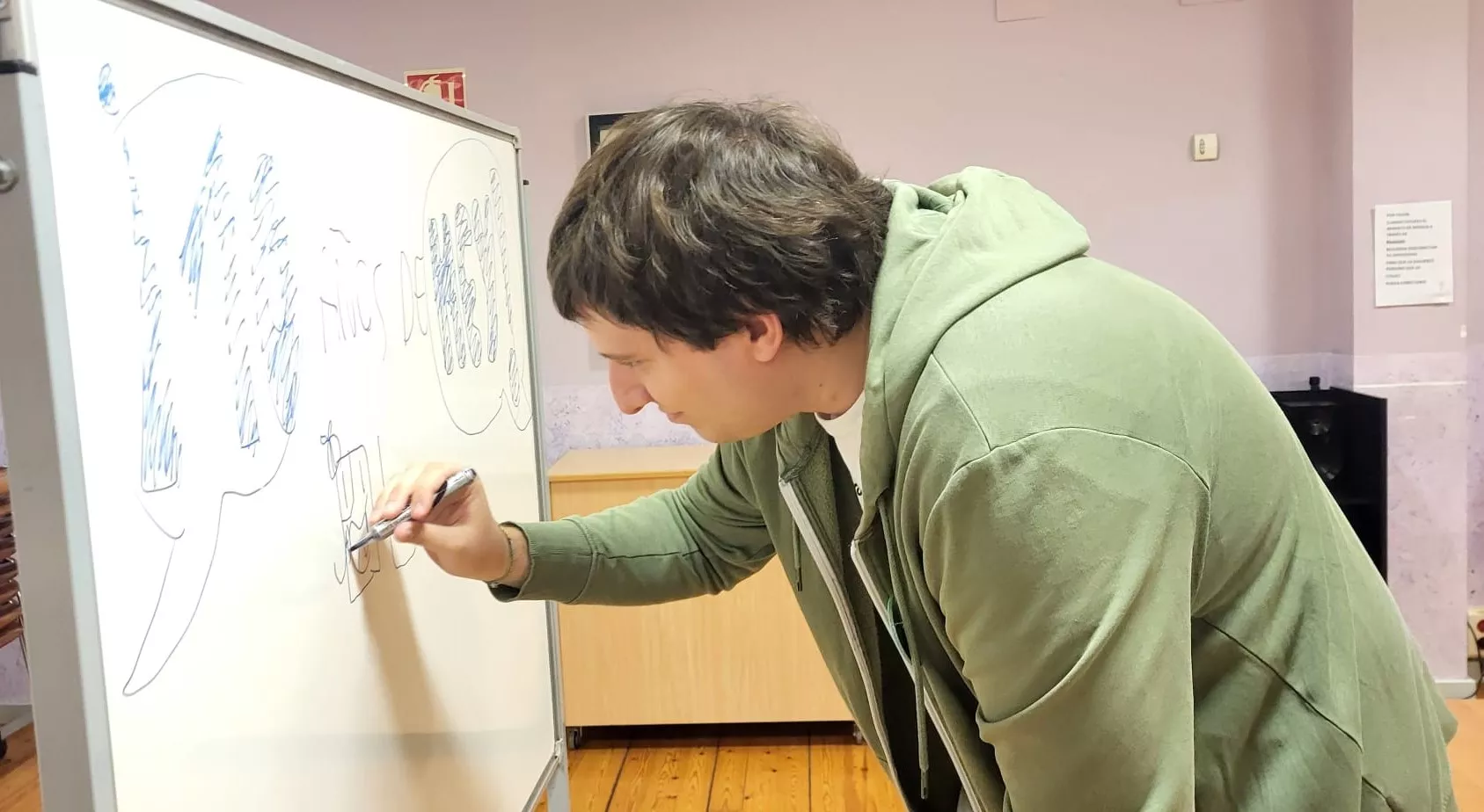 Charla de Diego Miragro en Huescómic.