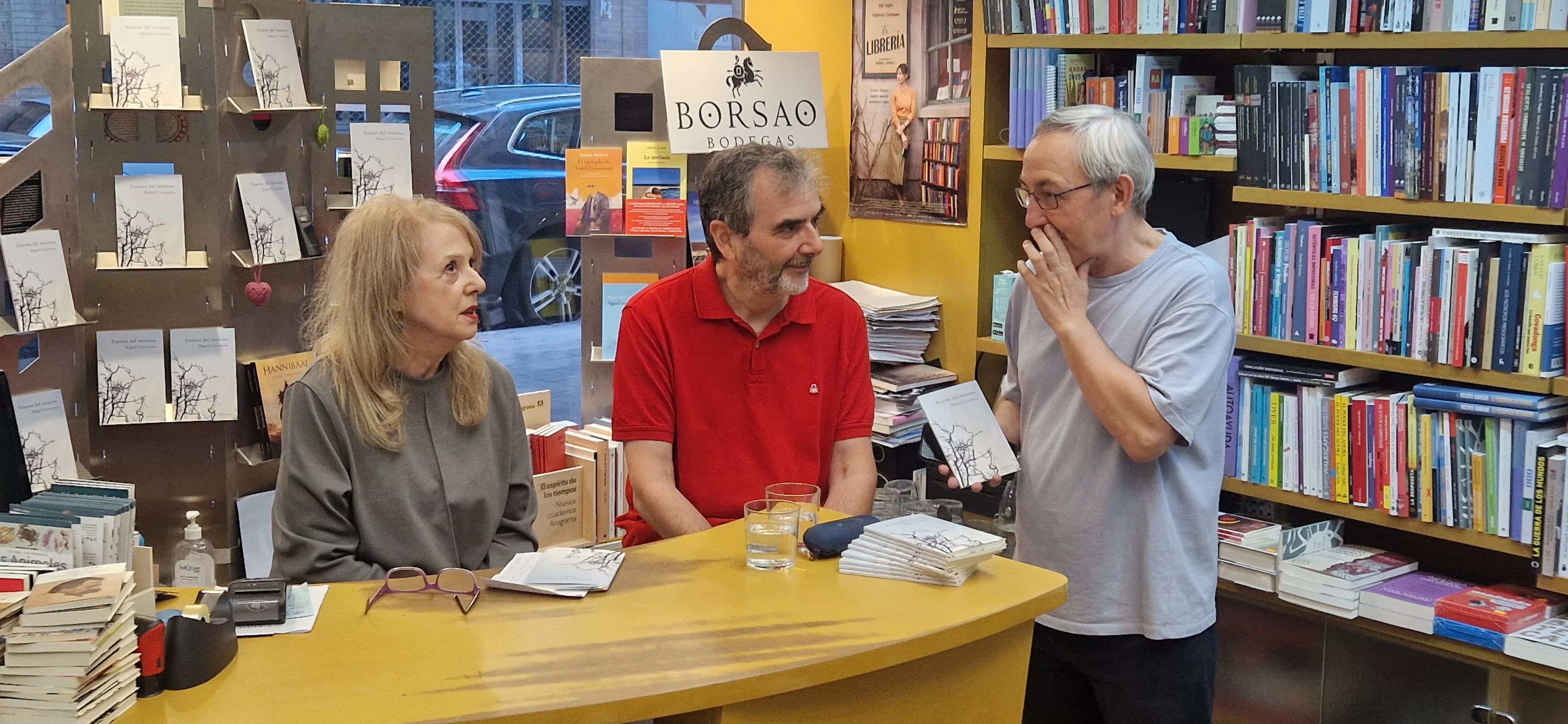 Luz Rodríguez, Miguel Carcasona y José María Aniés. Foto Myriam Martínez