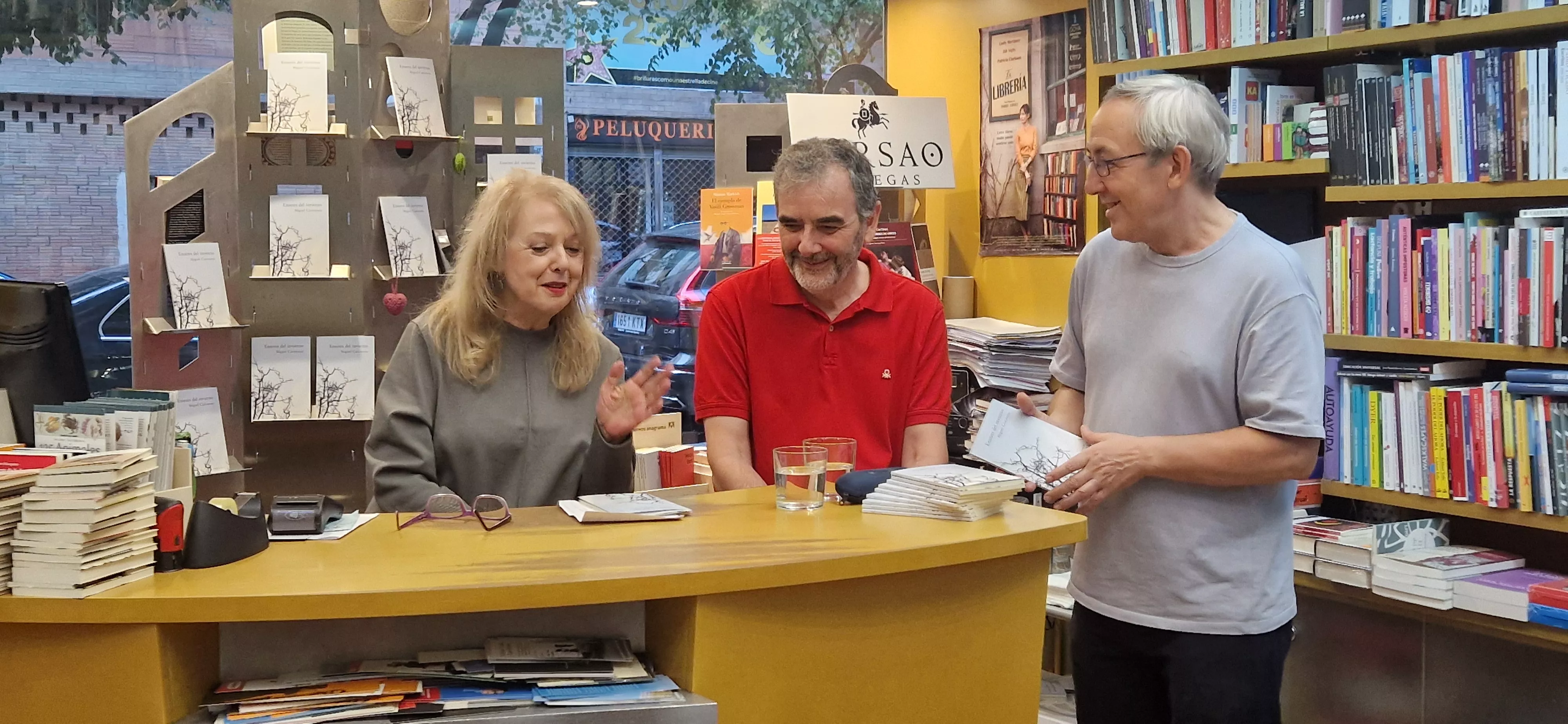Luz Rodríguez, Miguel Carcasona y José María Aniés. Foto Myriam Martínez
