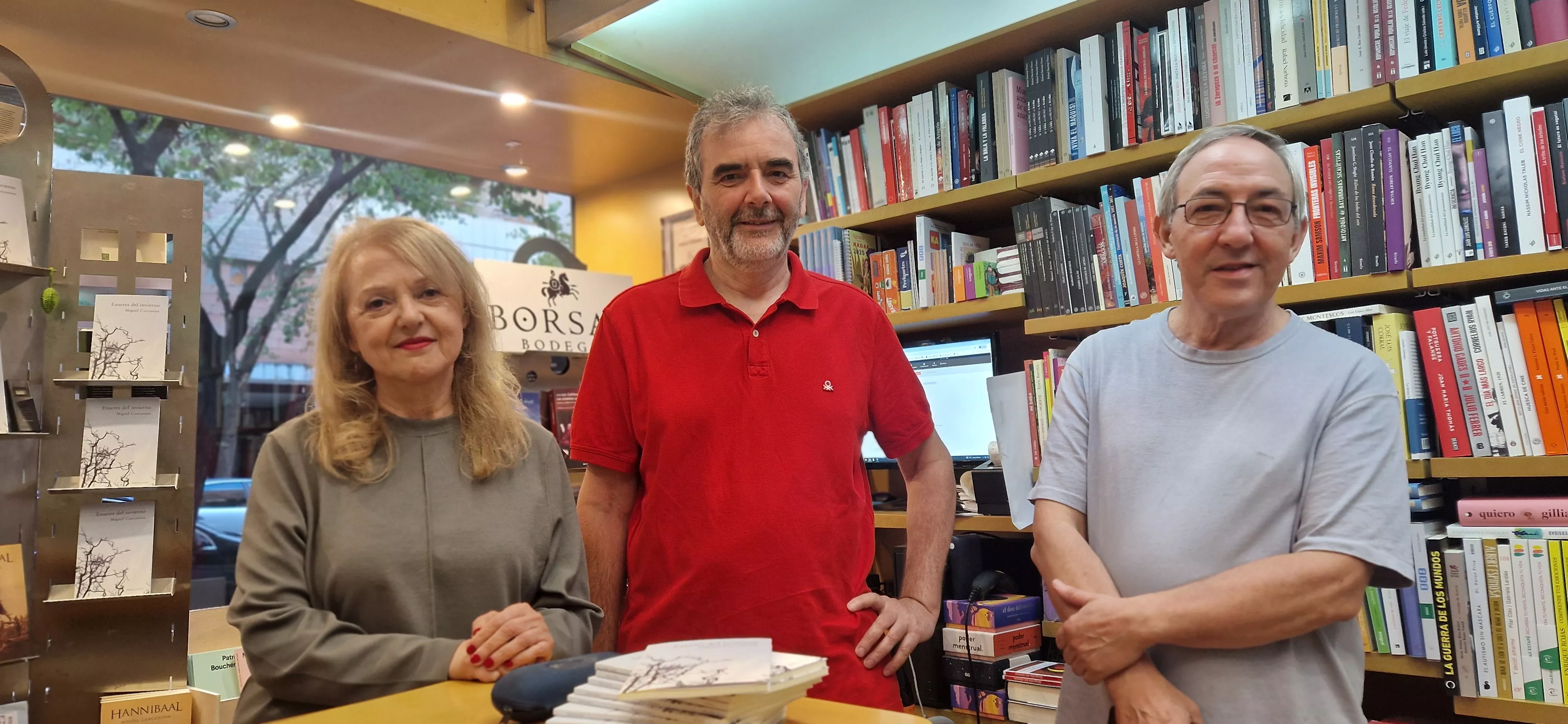 Luz Rodríguez, Miguel Carcasona y José María Aniés. Foto Myriam Martínez