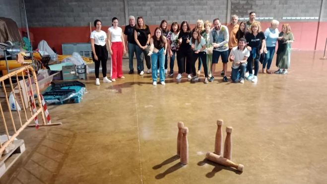 Juegos en Argavieso, palistroc de Azanuy. Juegos en Argavieso, palistroc de Azanuy.