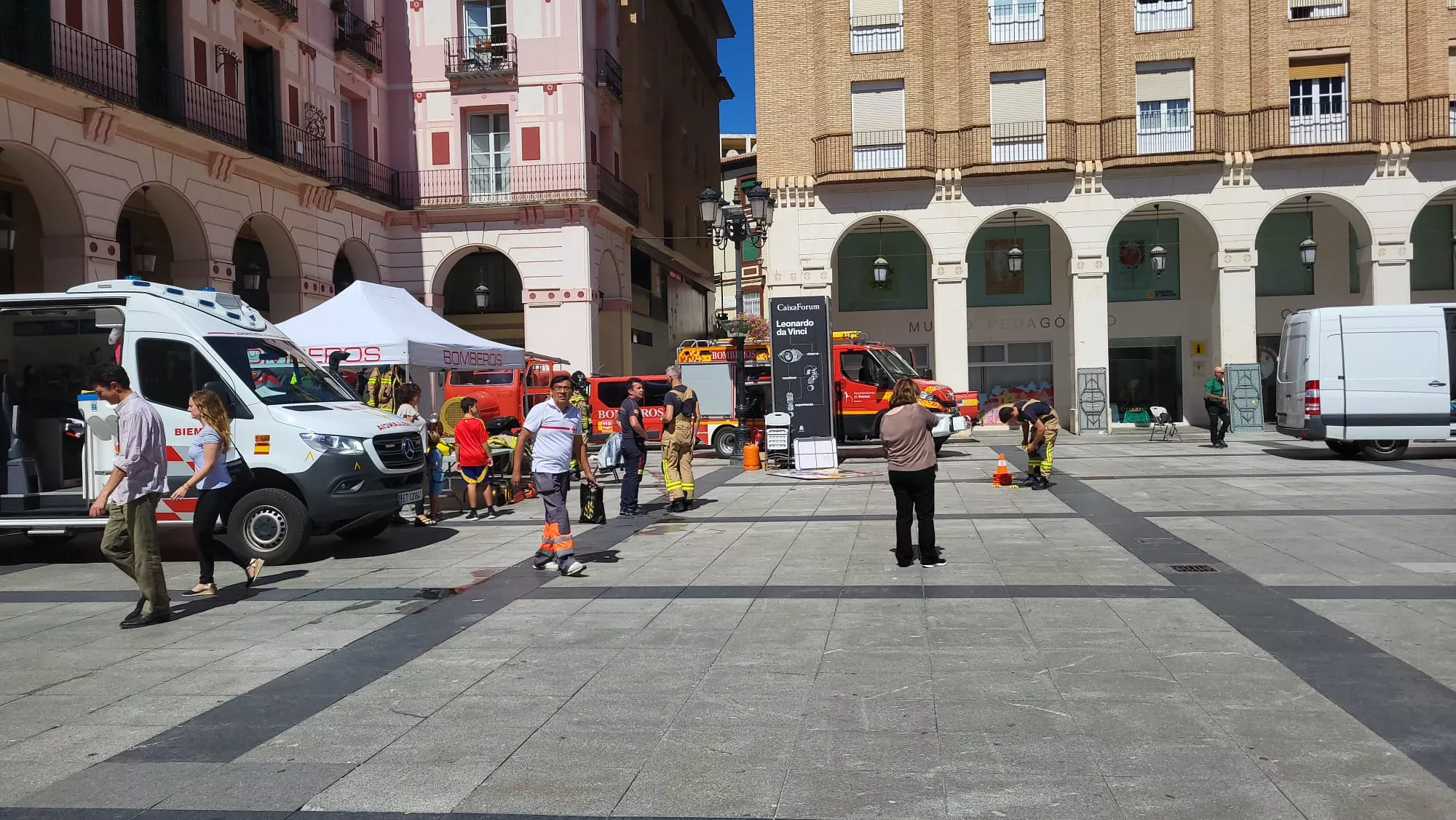 Tercera Feria de Primeros Auxilios y Emergencias organizada por Cruz Roja