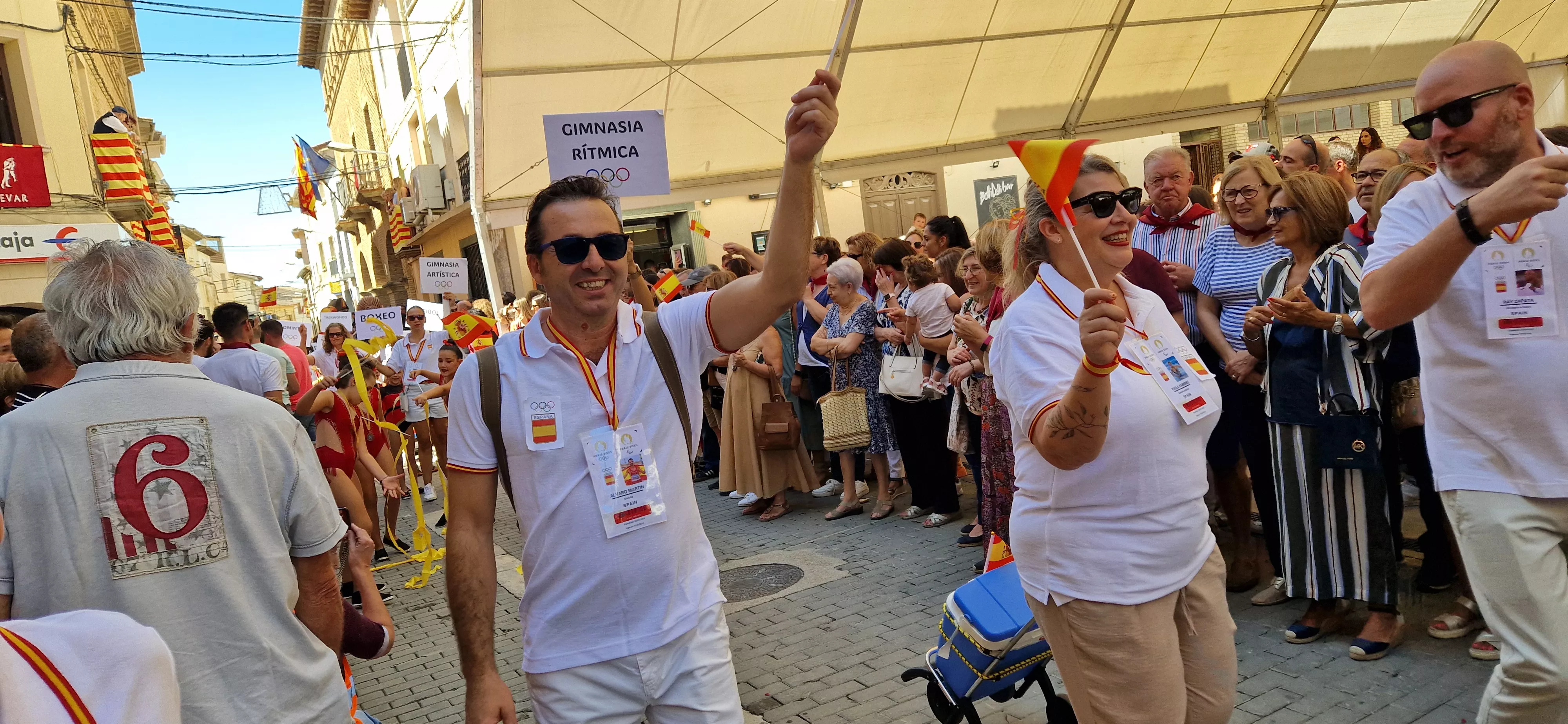 Cabalgata de fiestas de Almudévar 2024. Foto Myriam Martínez 