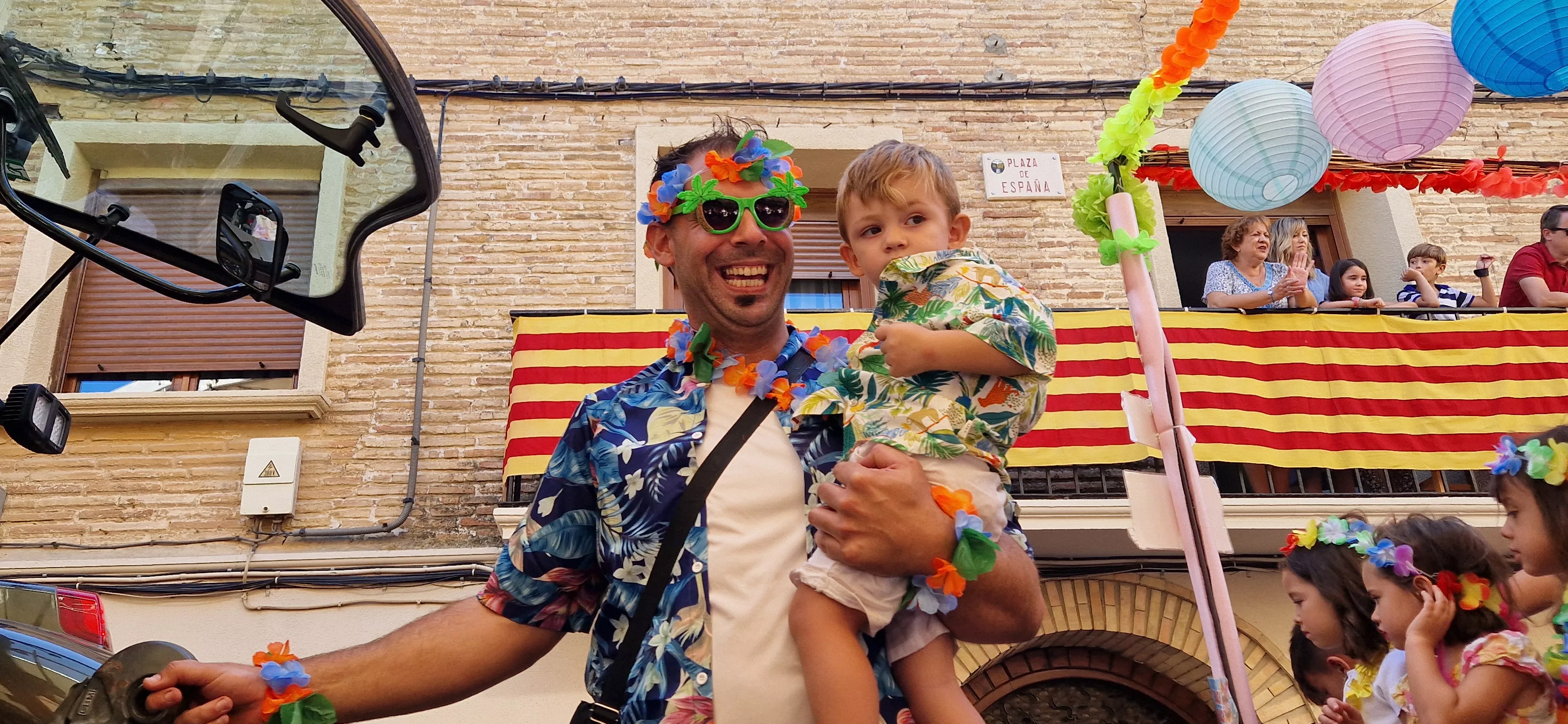 Cabalgata de fiestas de Almudévar 2024. Foto Myriam Martínez 