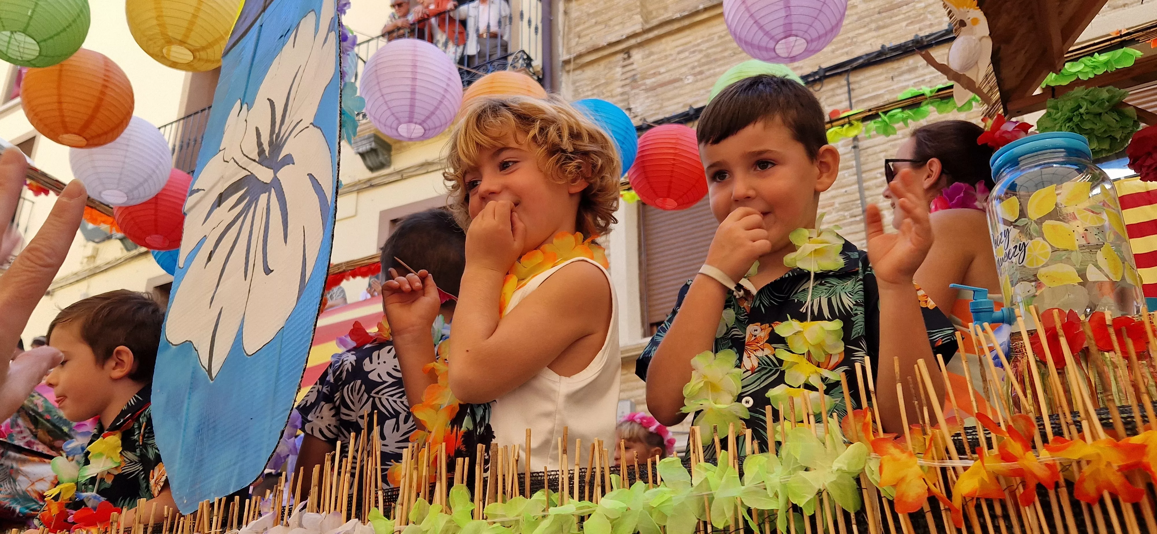 Cabalgata de fiestas de Almudévar 2024. Foto Myriam Martínez 