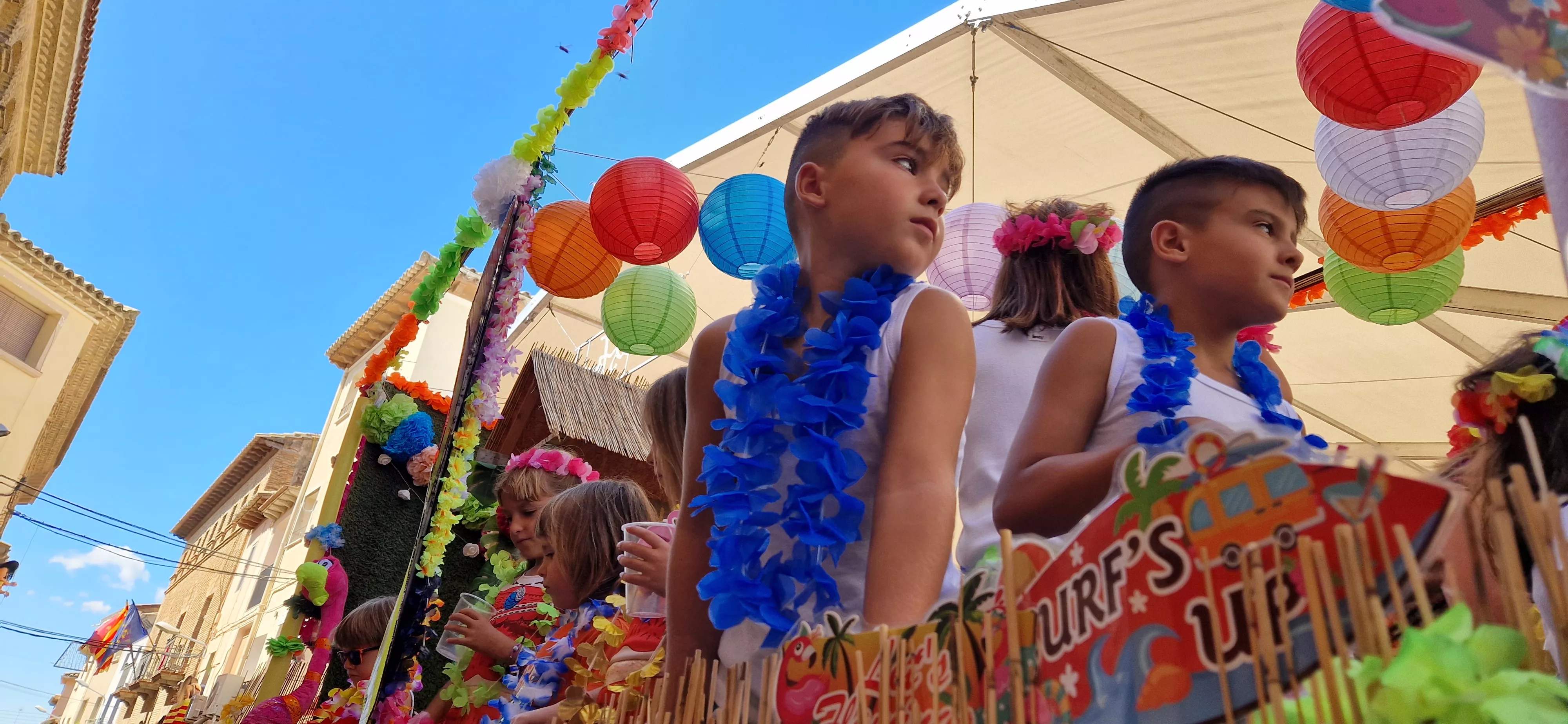 Cabalgata de fiestas de Almudévar 2024. Foto Myriam Martínez 