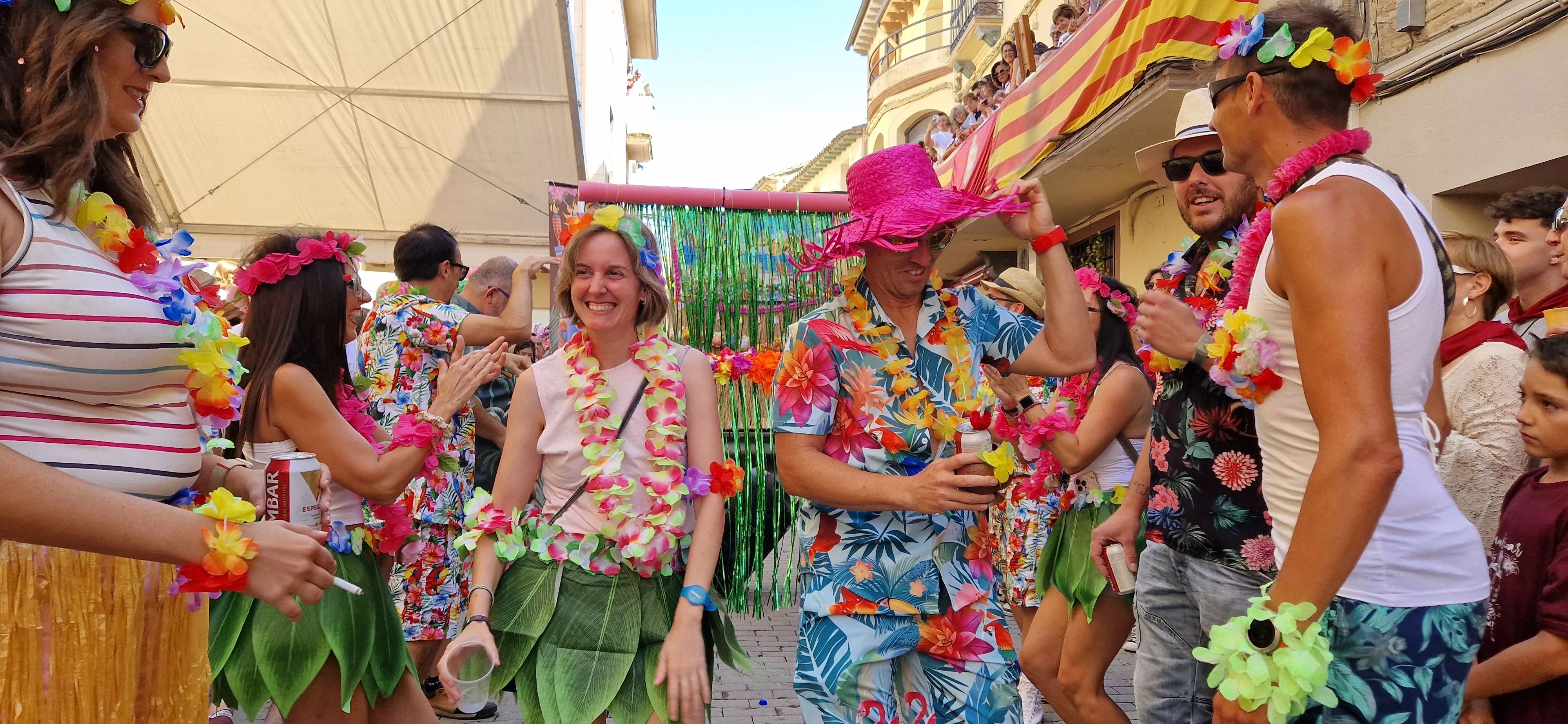 Cabalgata de fiestas de Almudévar 2024. Foto Myriam Martínez 