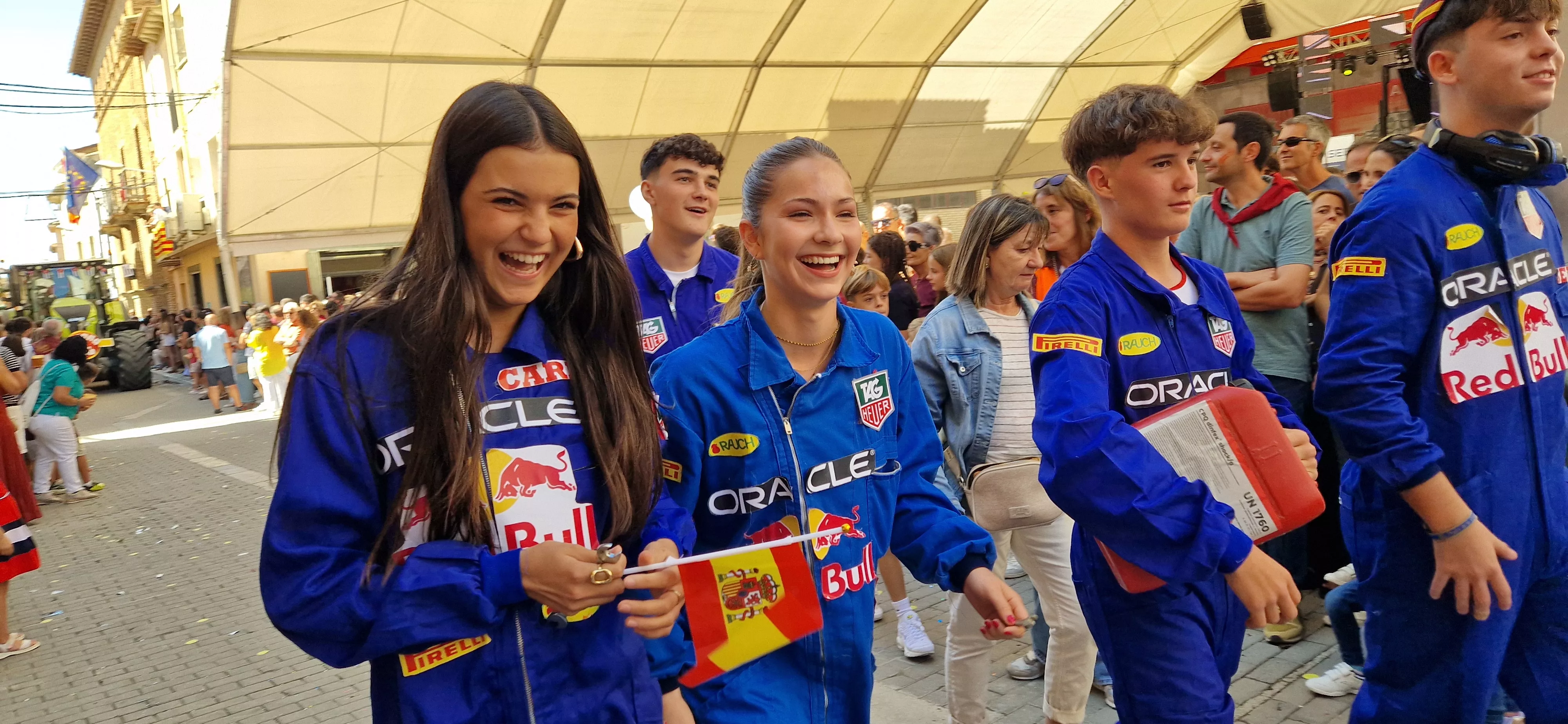 Cabalgata de fiestas de Almudévar 2024. Foto Myriam Martínez 