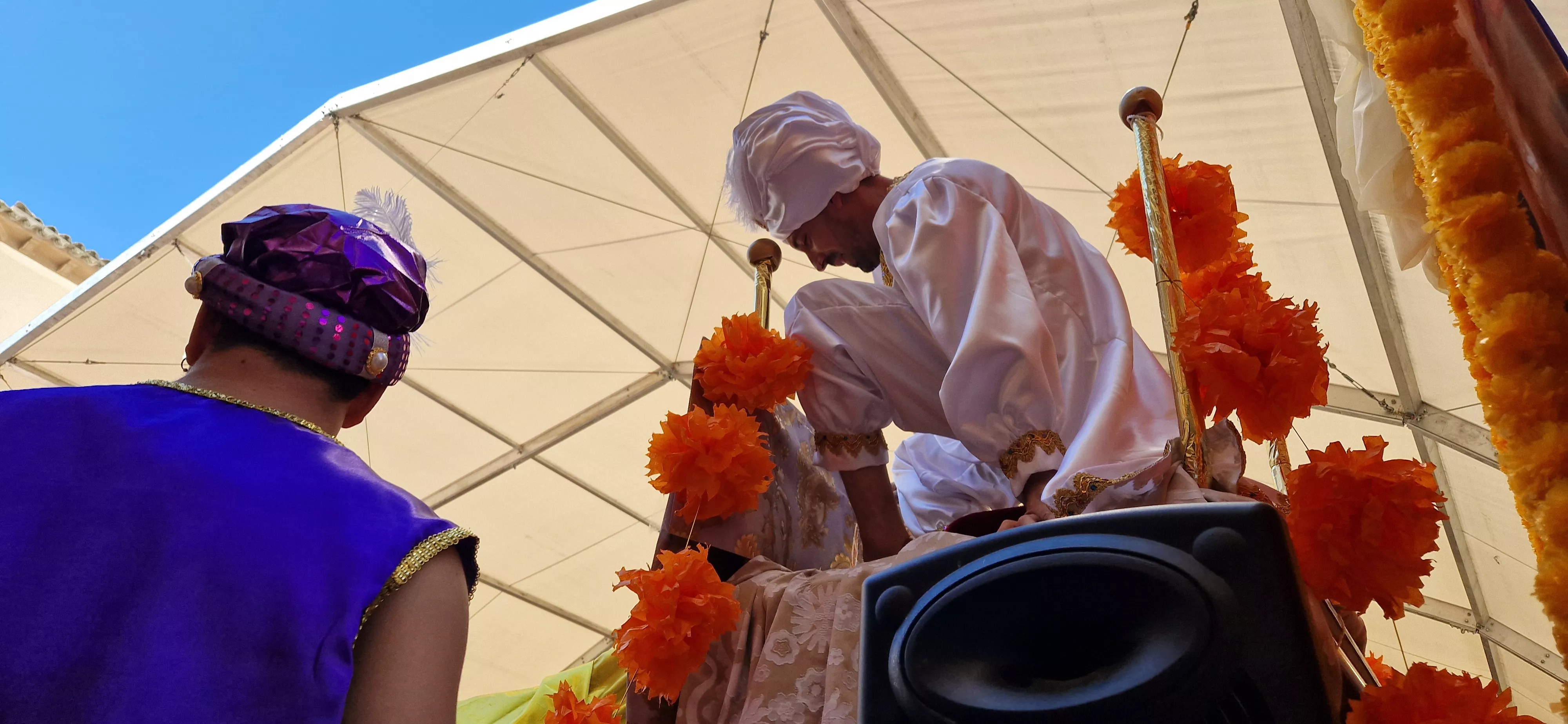 Cabalgata de fiestas de Almudévar 2024. Foto Myriam Martínez 