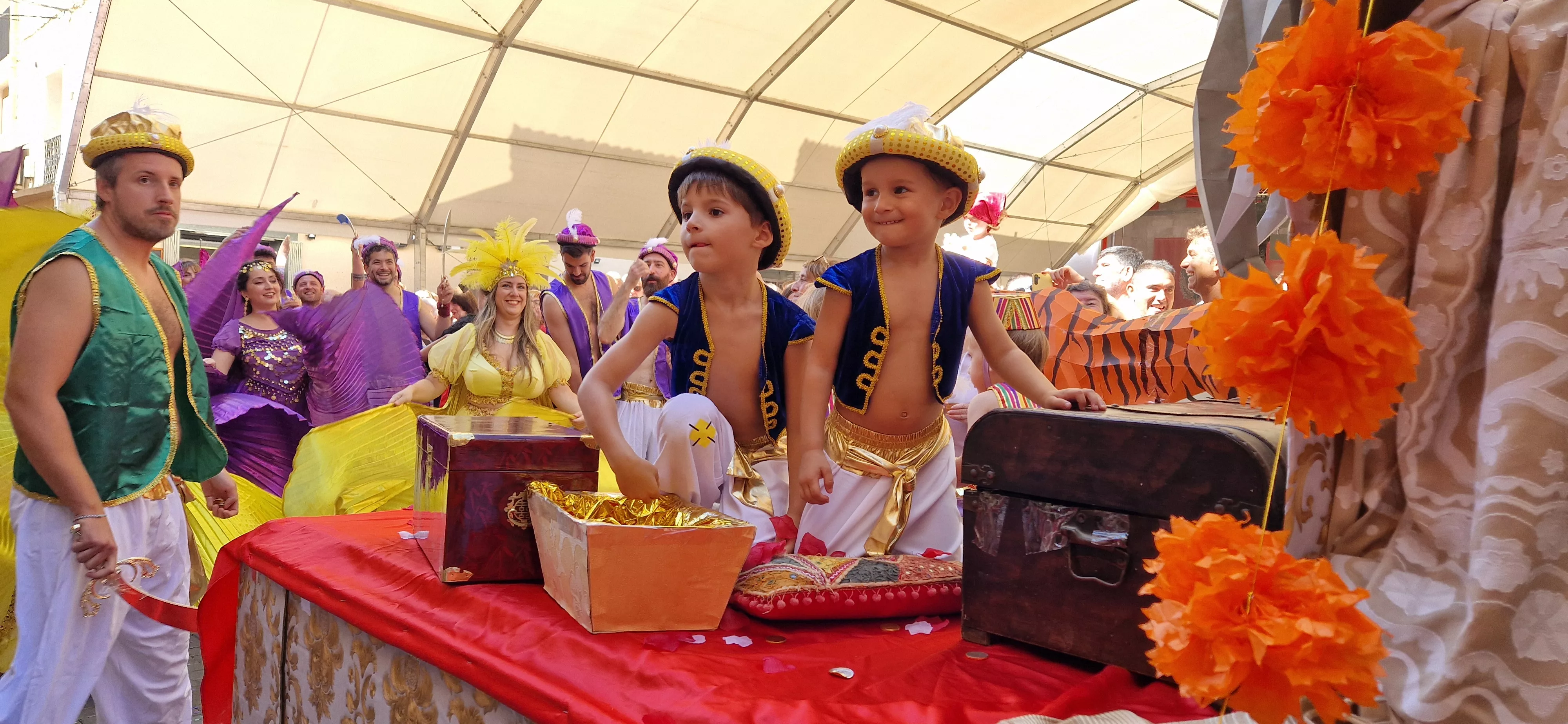 Cabalgata de fiestas de Almudévar 2024. Foto Myriam Martínez 