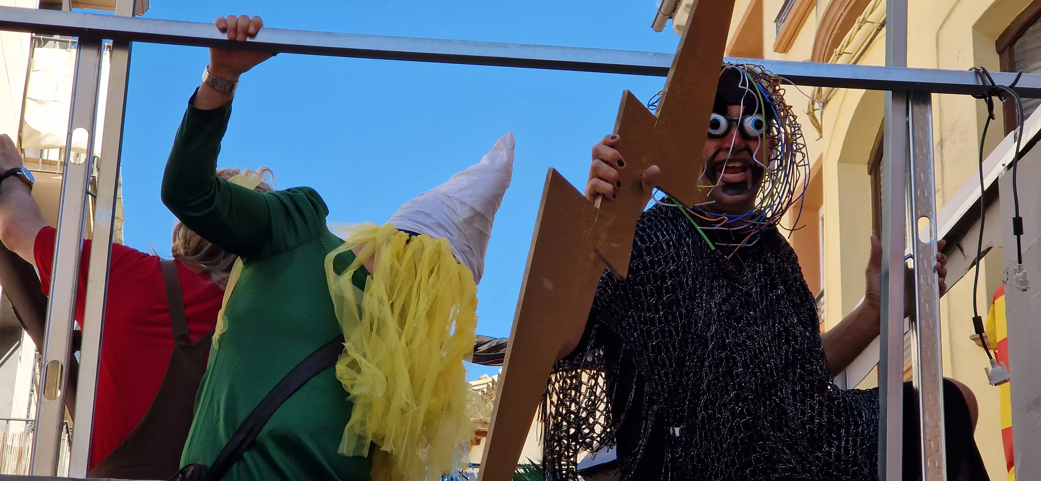 Cabalgata de fiestas de Almudévar 2024. Foto Myriam Martínez 