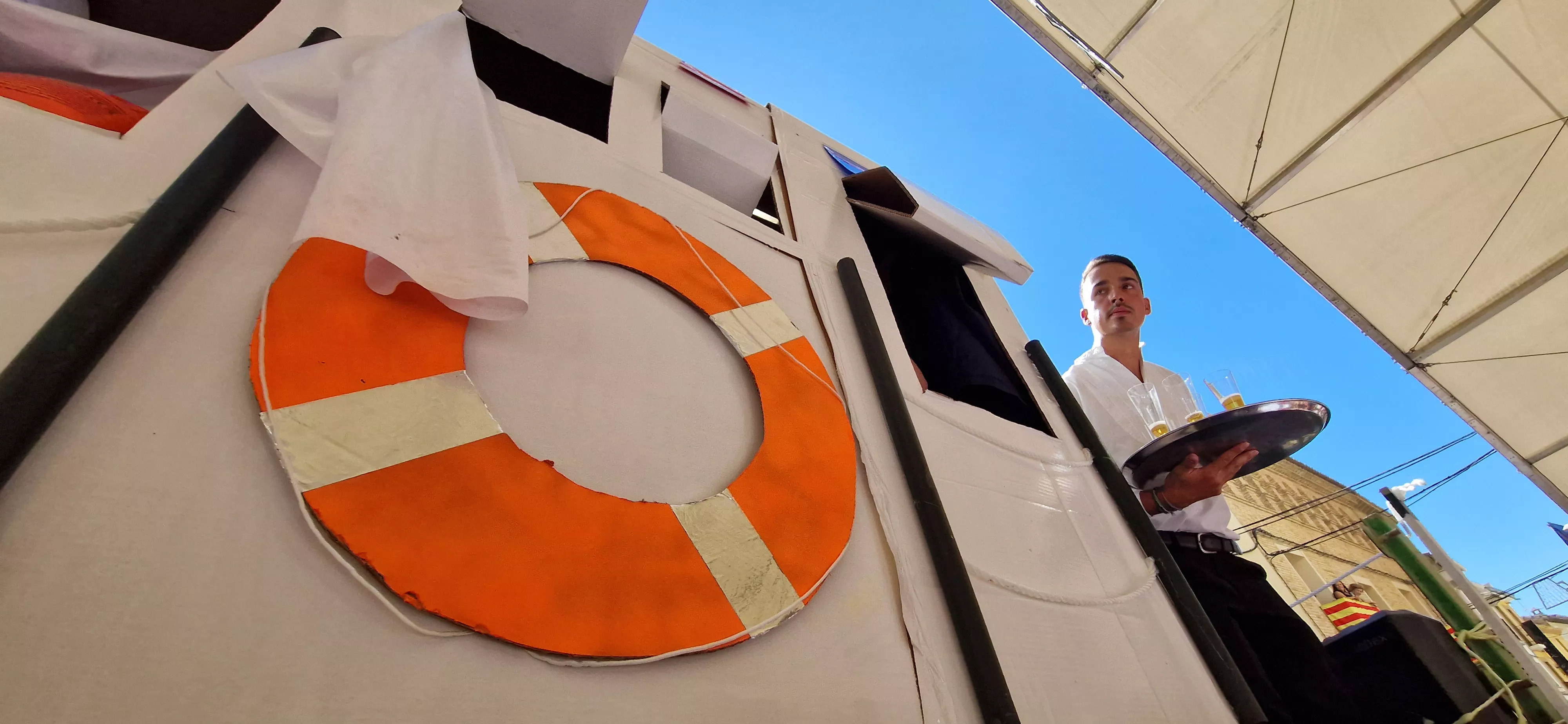 Cabalgata de fiestas de Almudévar 2024. Foto Myriam Martínez (