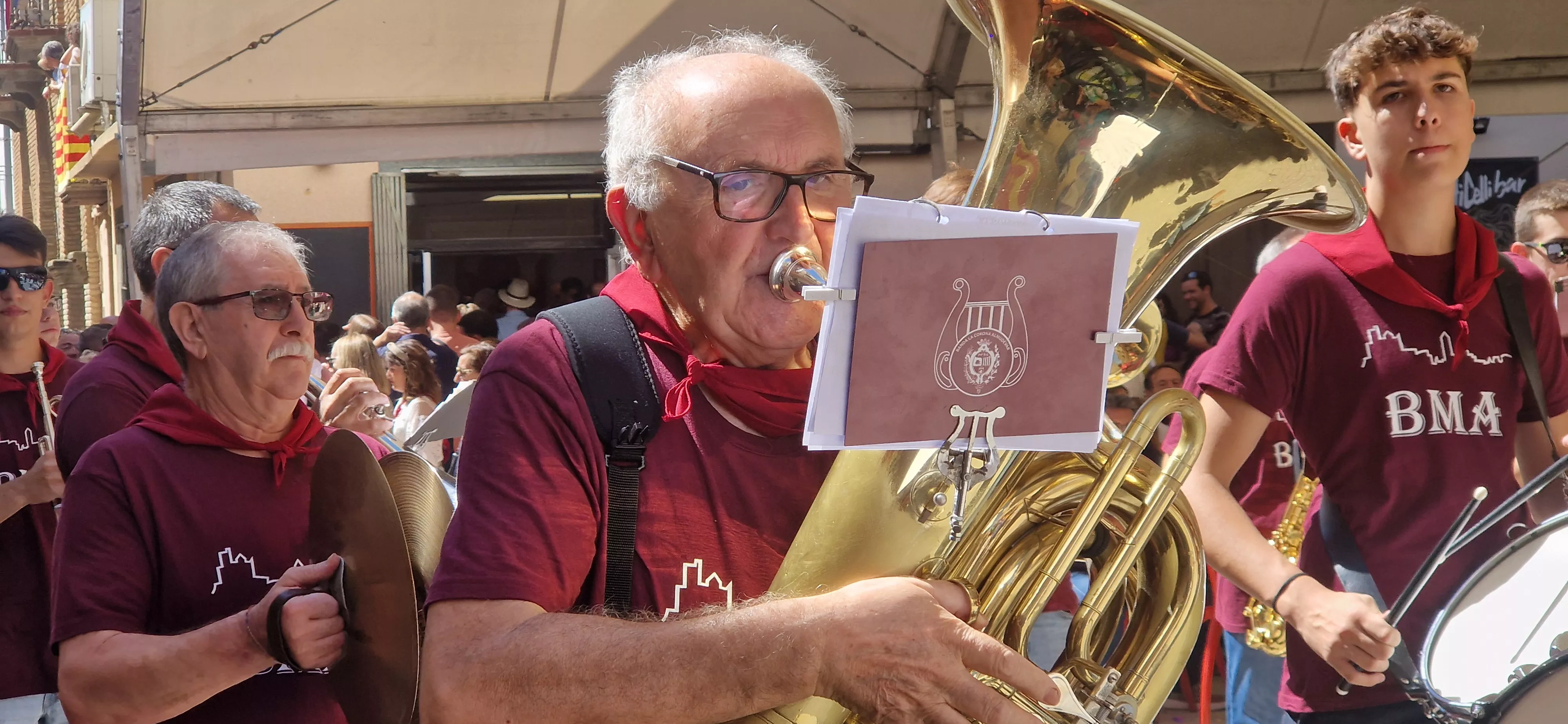 Cabalgata de fiestas de Almudévar 2024. Foto Myriam Martínez 