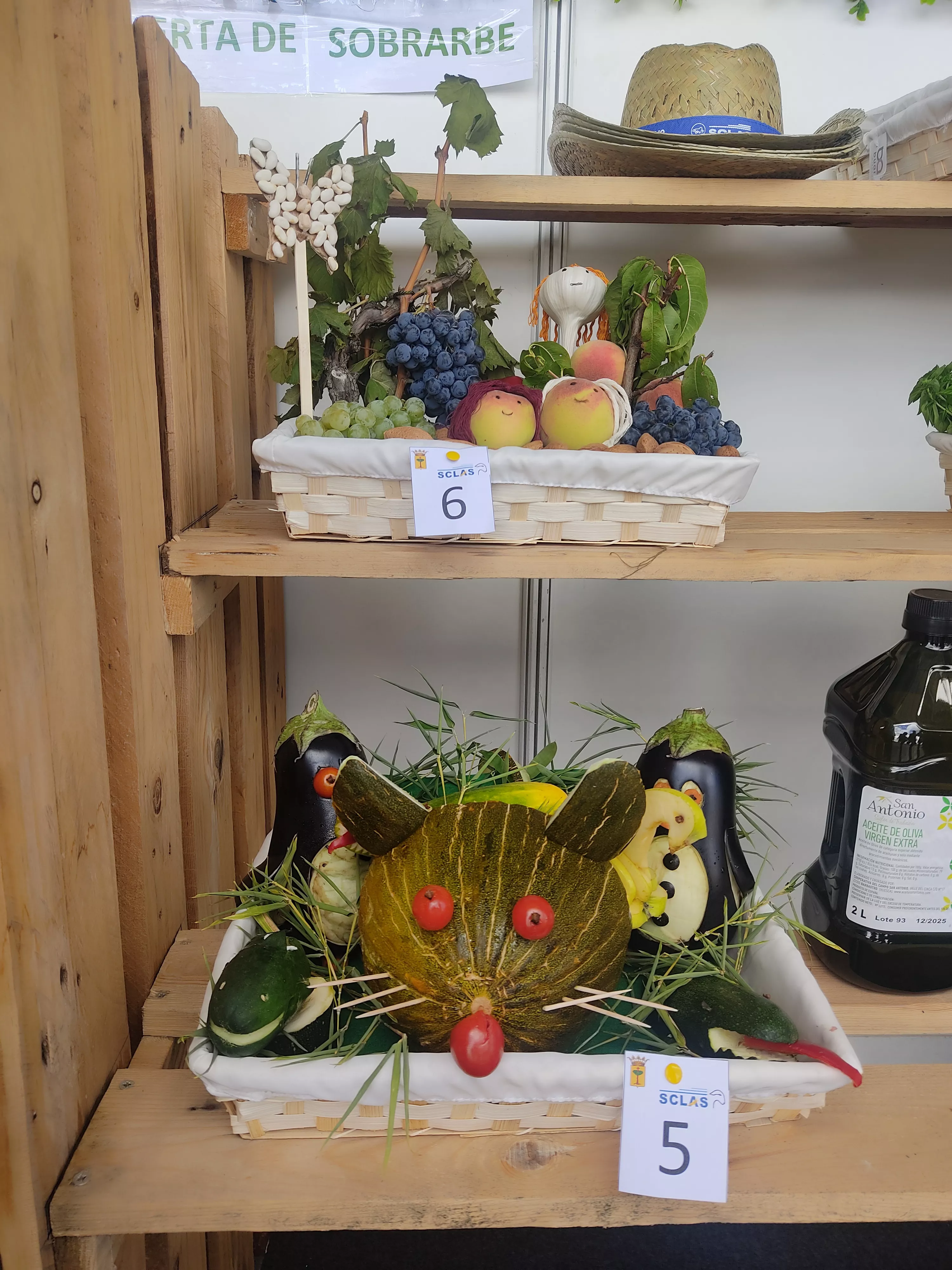 Concurso de cestas de la huerta de Sobrarbe