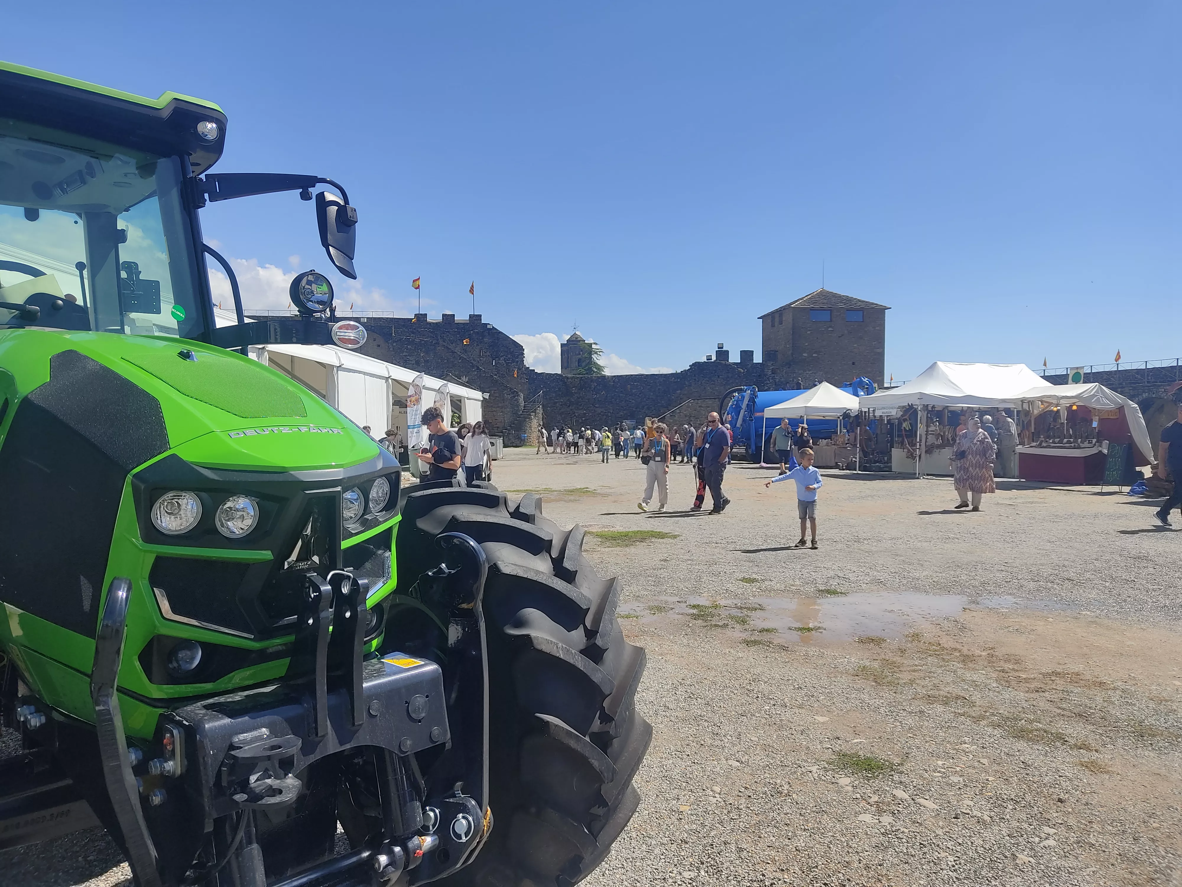 La Muestra de maquinaria de trabajo del campo también tiene protagonismo