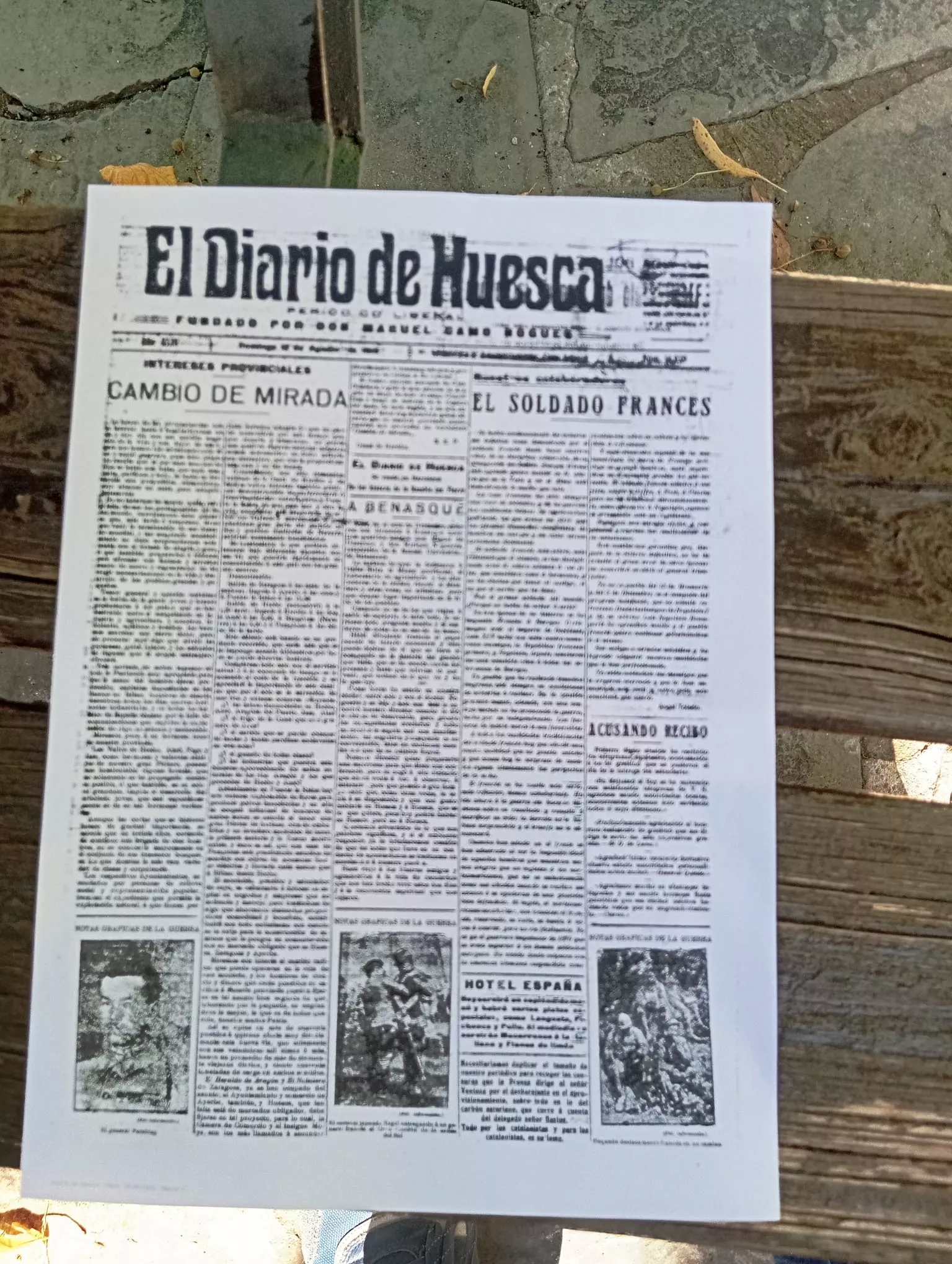 Recreación de la visita de Unamuno a Benasque en 1918