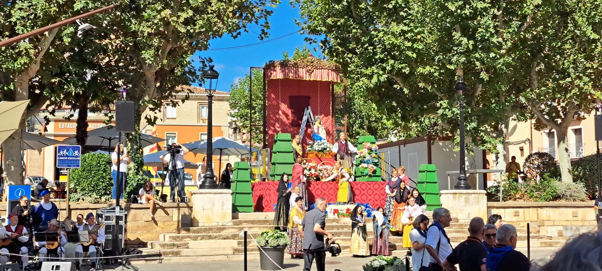 Ofrenda de Flores y Frutos de Barbastro a la Virgen del Pueyo
