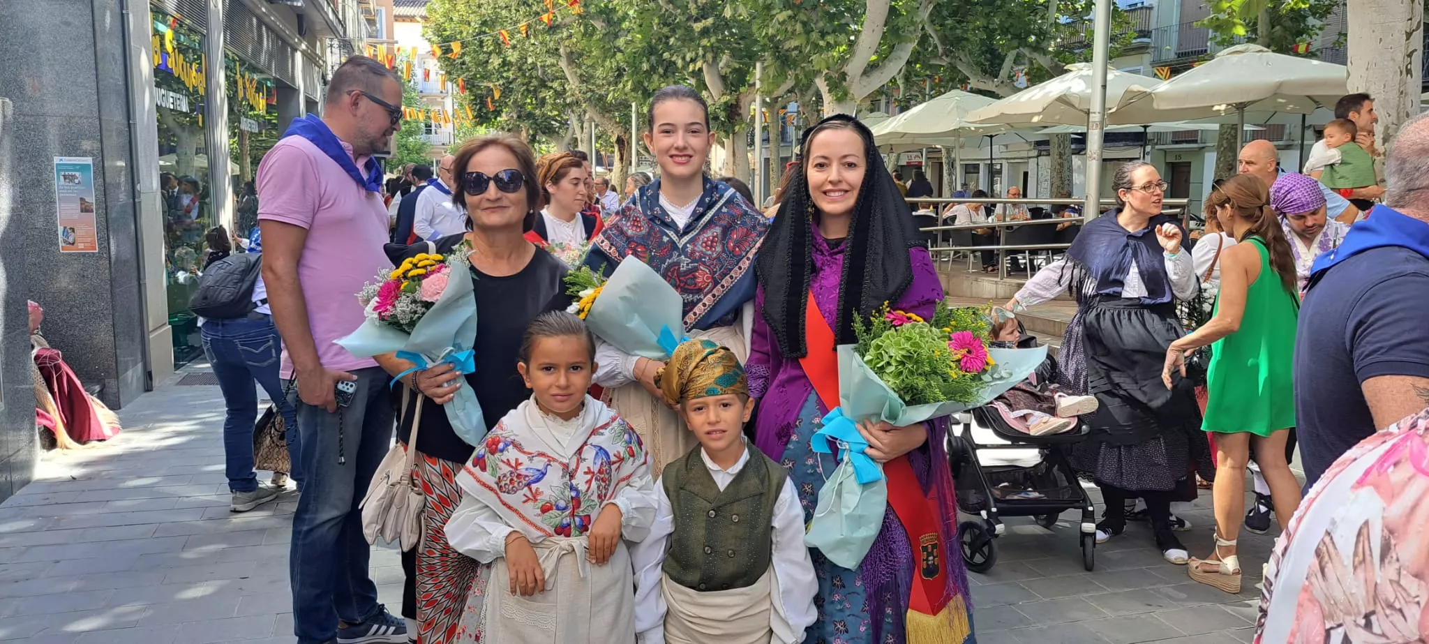 Ofrenda de Flores y Frutos de Barbastro a la Virgen del Pueyo