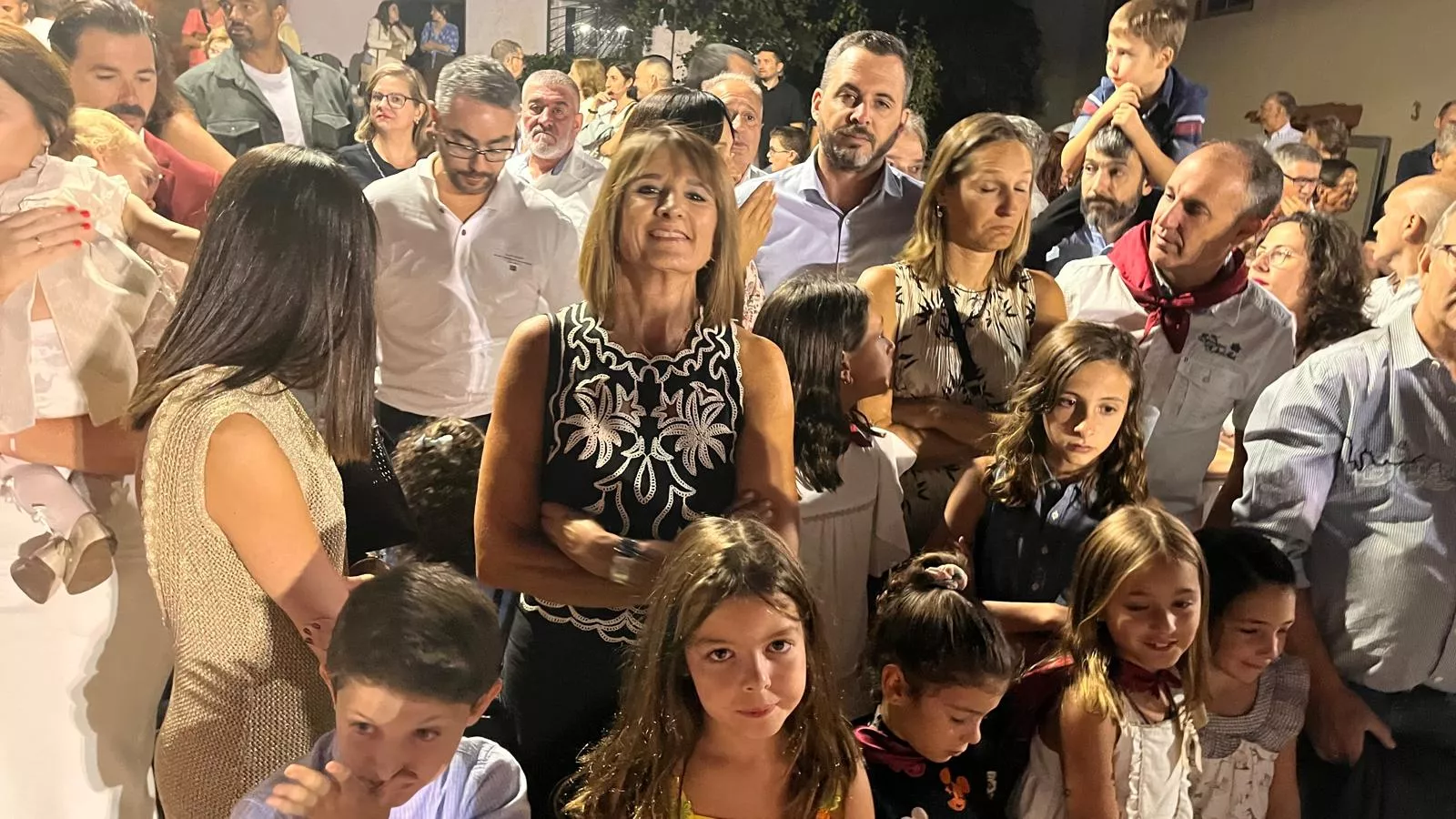 Procesión de la bajada de la Virgen de Corona de Almudévar. Foto Mercedes Manterola