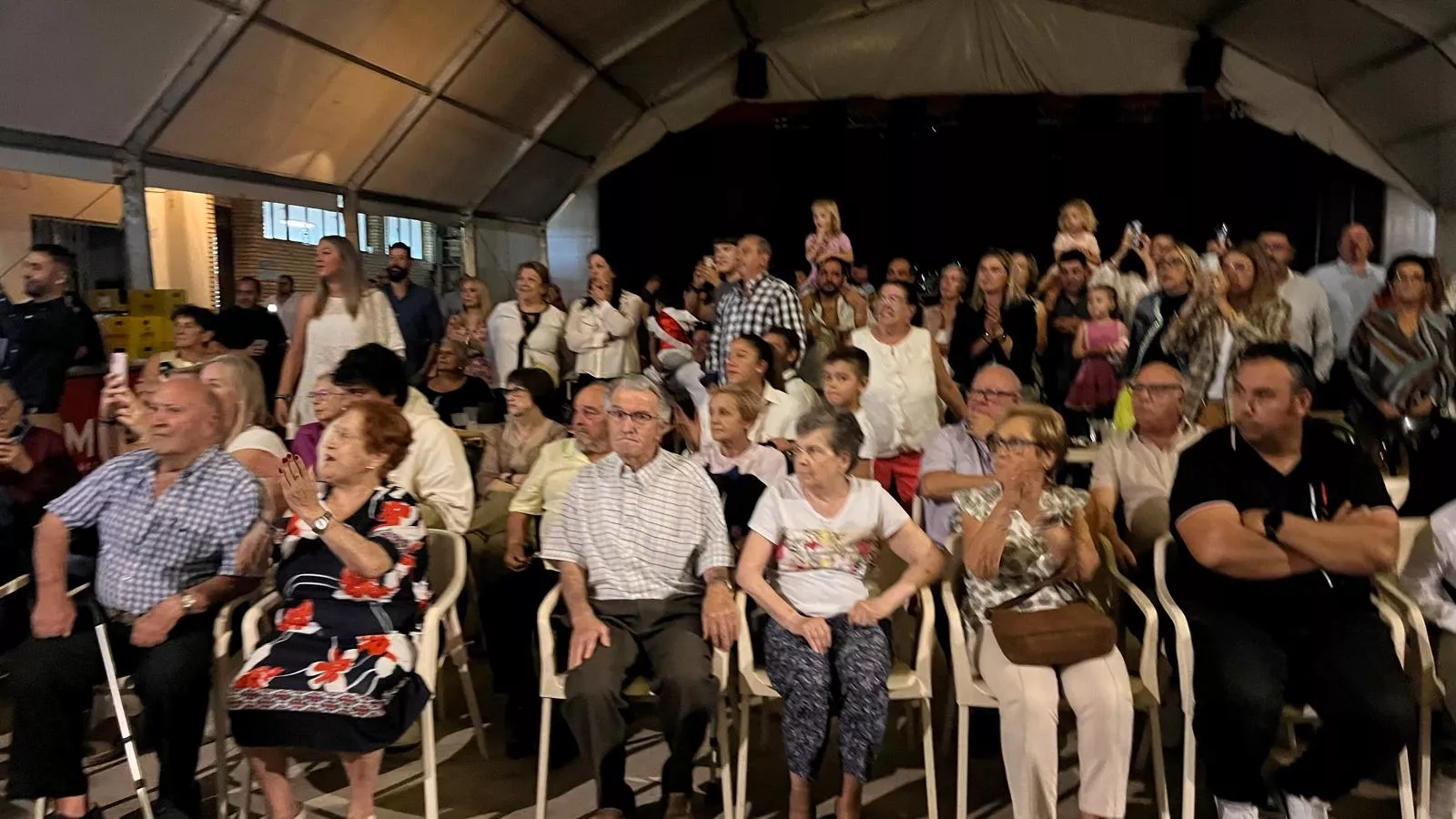 Procesión de la bajada de la Virgen de Corona de Almudévar. Foto Mercedes Manterola