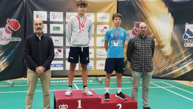 Podio individual Sub 15 Estella con Jorge Royo campeón Podio individual Sub 15 Estella con Jorge Royo campeón