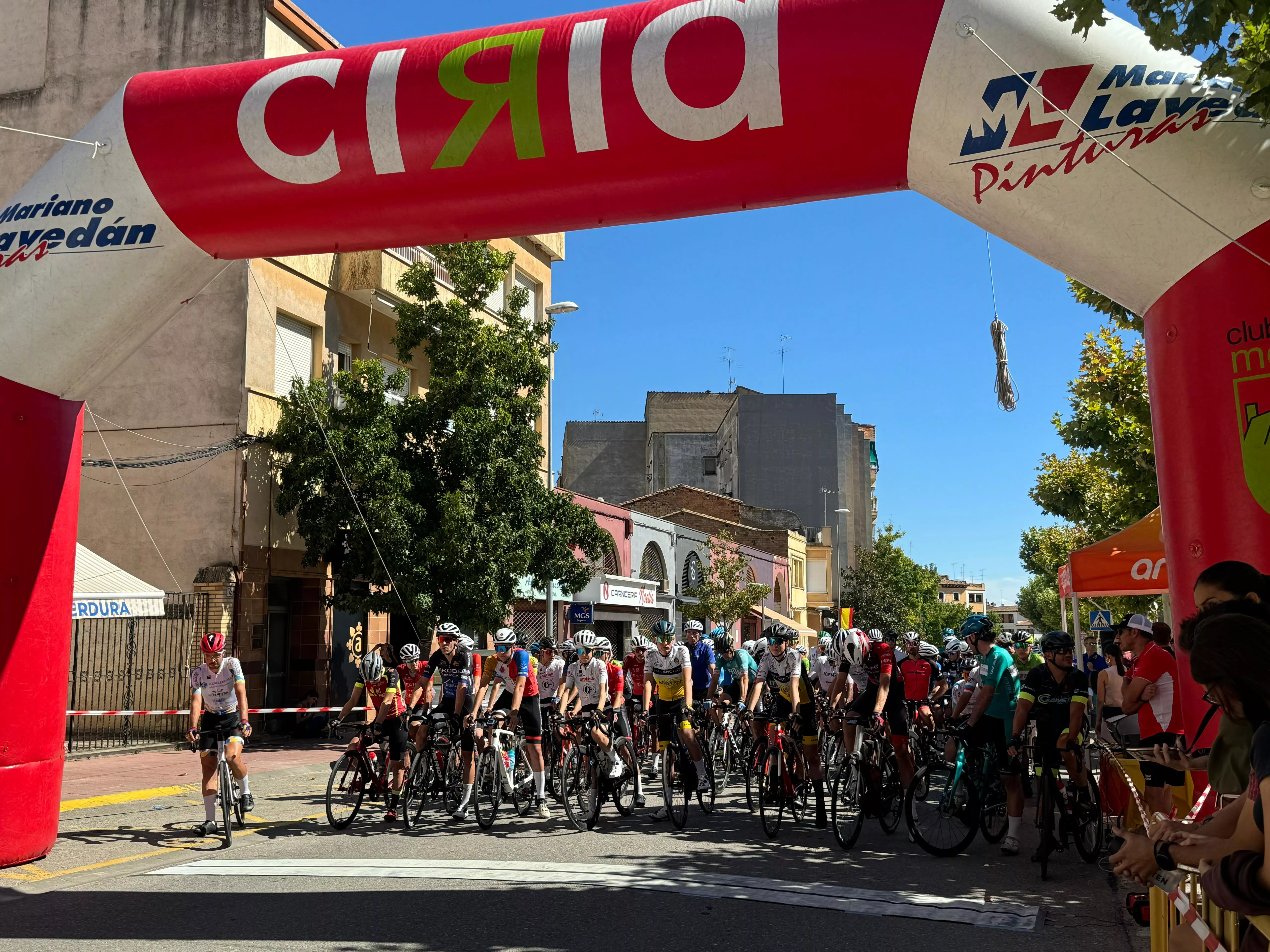 Albert Masana, el más rápido en el Gran Premio Fiestas de Tamarite de ciclismo