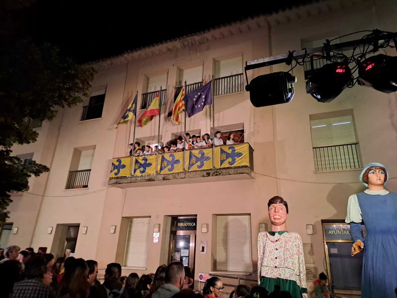 Chupinazo oficial de las fiestas de Ayerbe 2024.