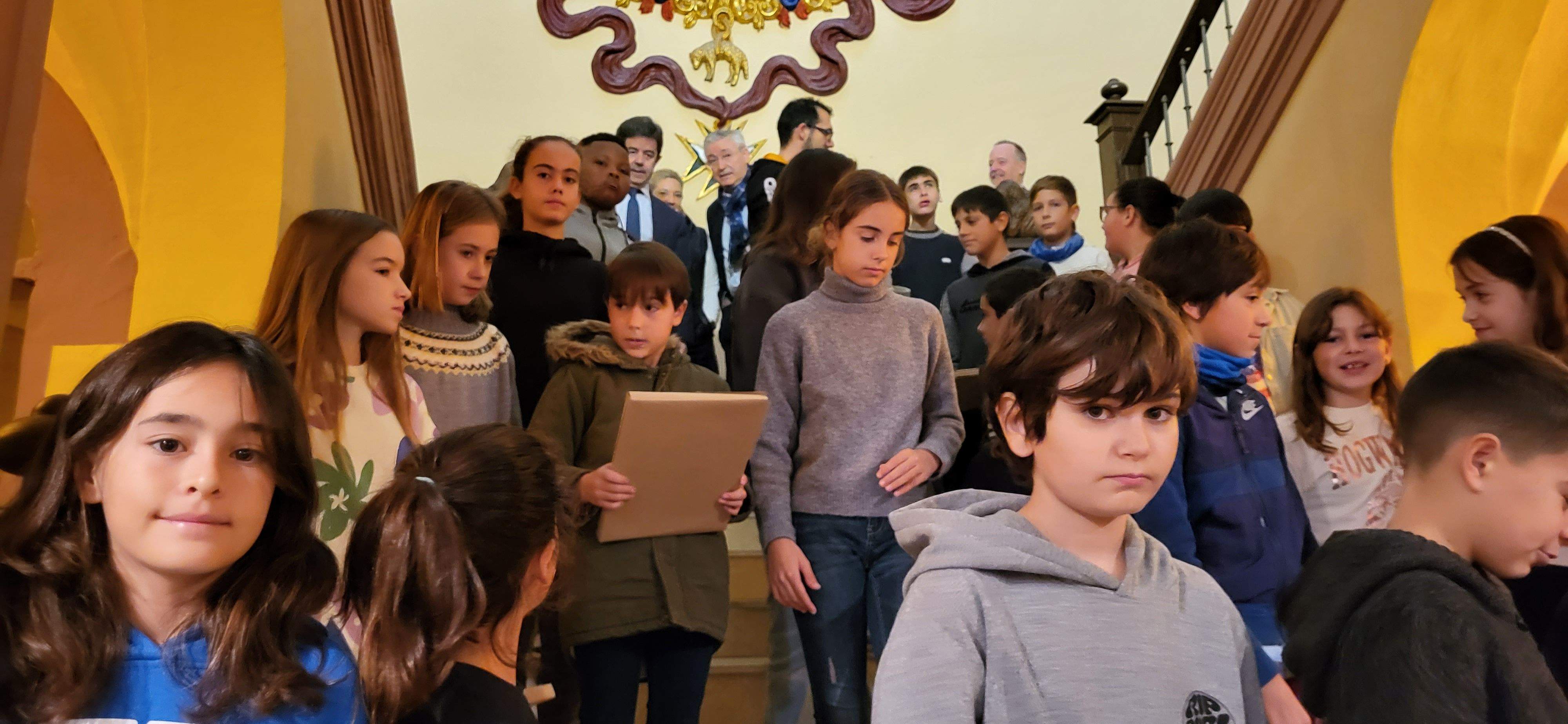 Miembros del Consejo de la Ciudad de las Niñas y los Niños de Huesca